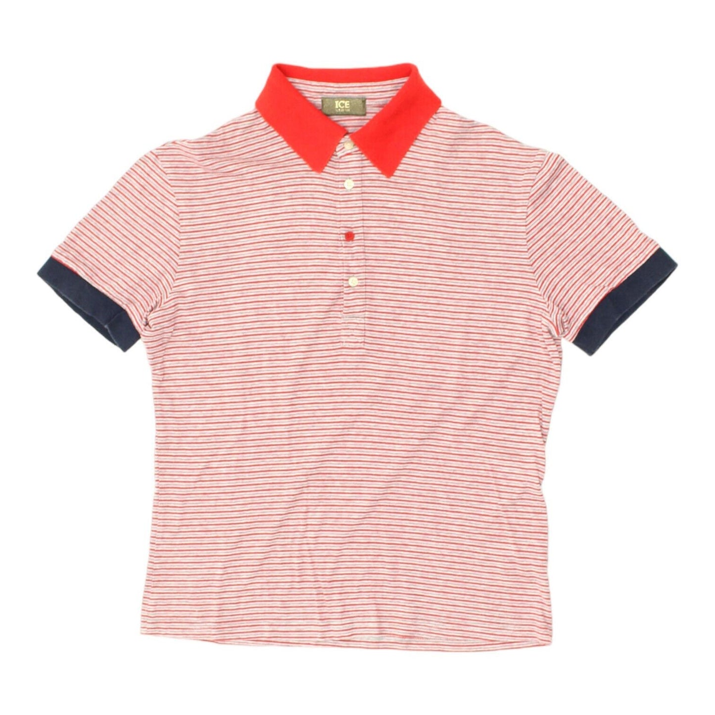 Iceberg Mens Red Grey Striped Polo Shirt Vintage High End Designer Top VTG Graphic Tee – Premium Graphic · Trending Graphic Apparel