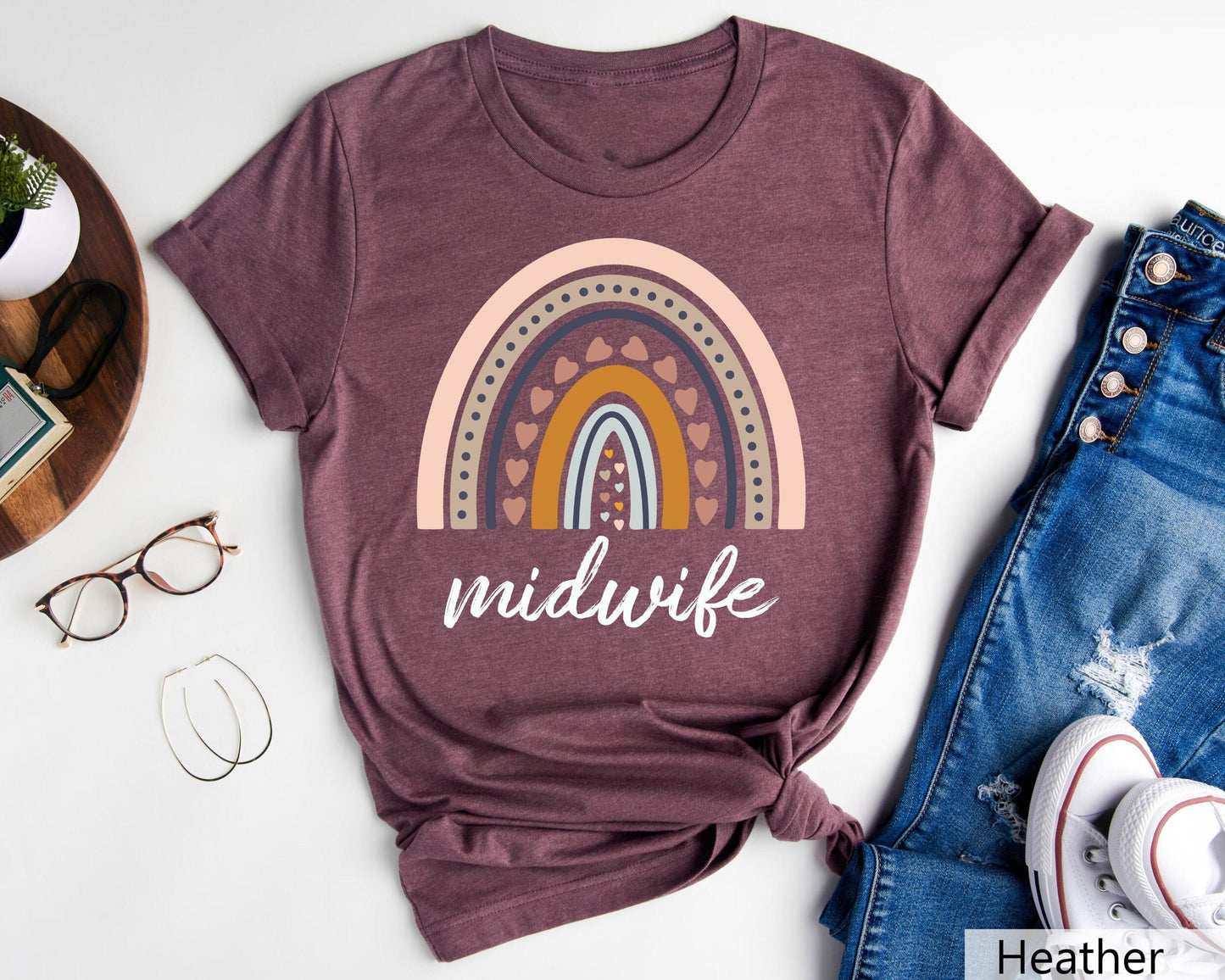 Labor and Delivery Nurse Vintage Funny Midwife Shirt Retro Funny Midwife ShirtMidwife ShirtLabor Nurse Doula GiftLD NurseMidwife Gift Graphic Tee – Soft Feel · Trending Graphic Apparel