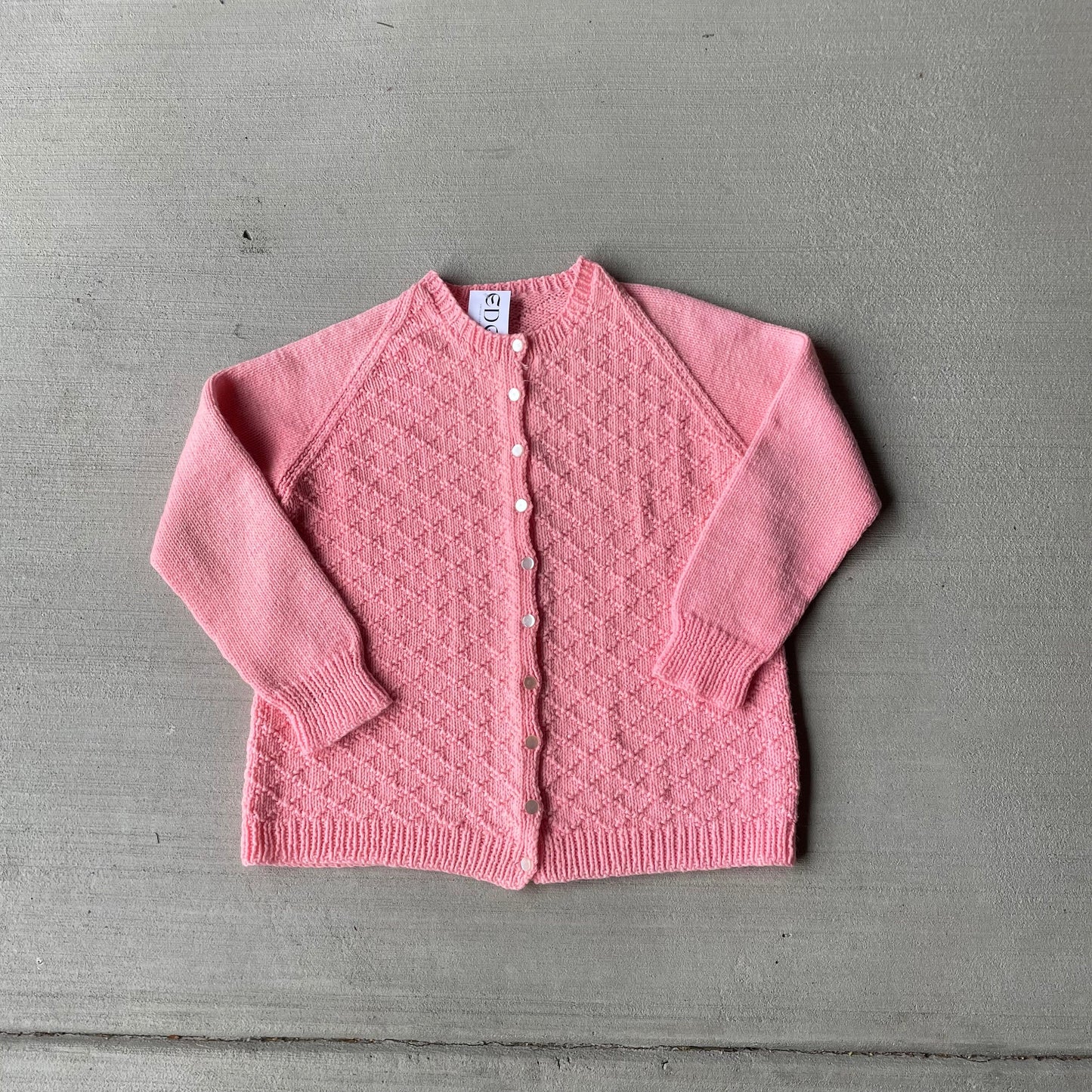 Vtg 60s bubblegum pink hand knit cardigan sweater Graphic Tee – Bold Style · Must-Have Style
