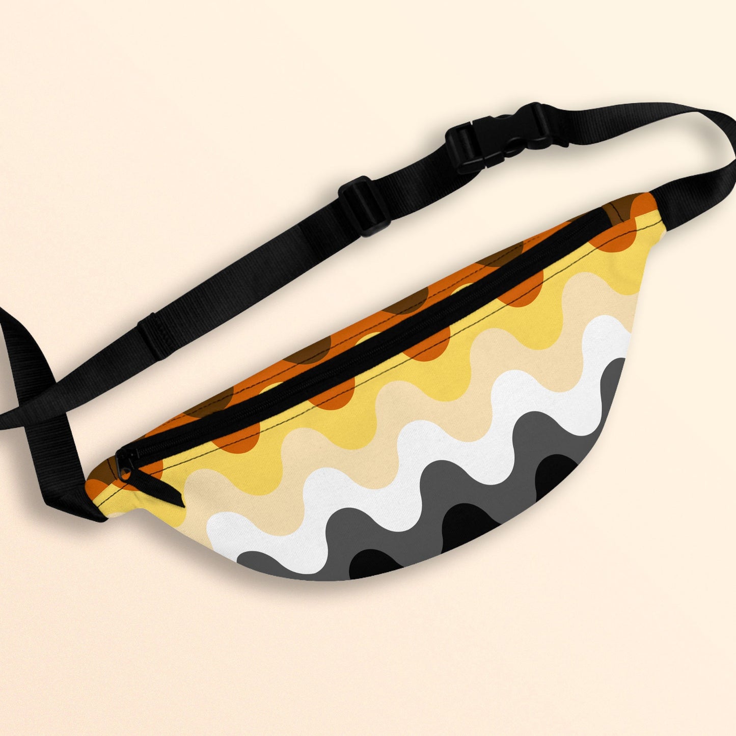 Subtle Bear Pride Waves Fanny Pack Gay Bear Pride Flag Belt Bag All Over Print Waist Bag Bum Bag Hip Bag Crossbody Bag Tote Bag – Cozy Vibes · Must-Have Style
