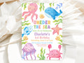 Oneder the Sea Birthday Invitation 1St Birthday Invite Under The Sea Party First Birthday Girl Ocean Birthday Invitation Template UND1 Graphic Tee – Premium Graphic · Trending Graphic Apparel
