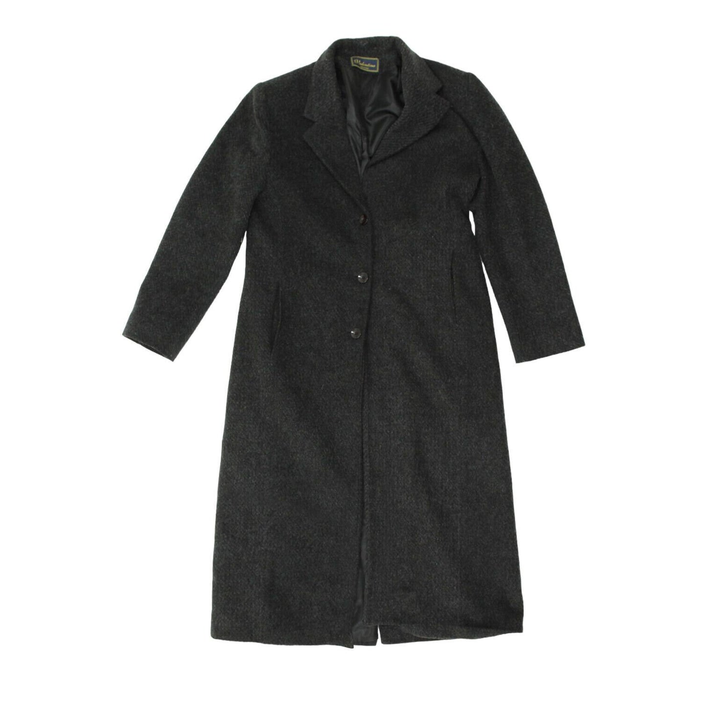 Valentina Womens Grey Long Button Up Overcoat Vintage Designer High End VTG Graphic Tee – Warm & Stylish · Great Gift For Fans