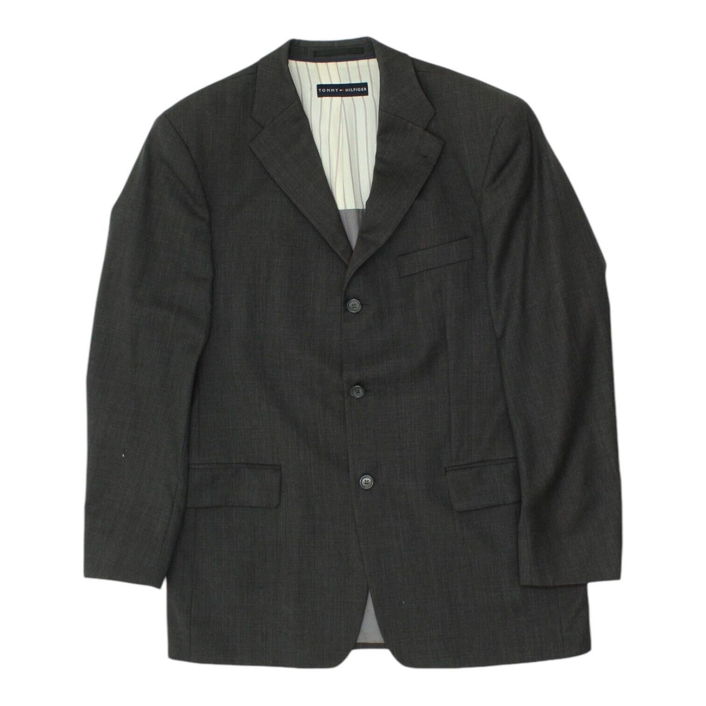 Tommy Hilfiger Mens Grey Wool Blazer Jacket Vintage High End Designer Suit VTG Graphic Tee – Everyday Comfort · Perfect For Daily Wear