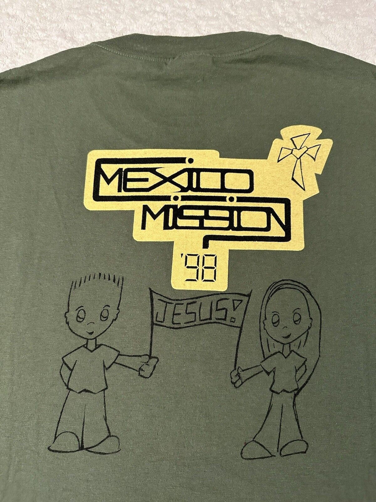 Vintage 1990s 90s Mexico Mission Jesus Christian Religion Church T Shirt XL NEW Graphic Tee – Fan Favorite · Top Pick For Any Outfit