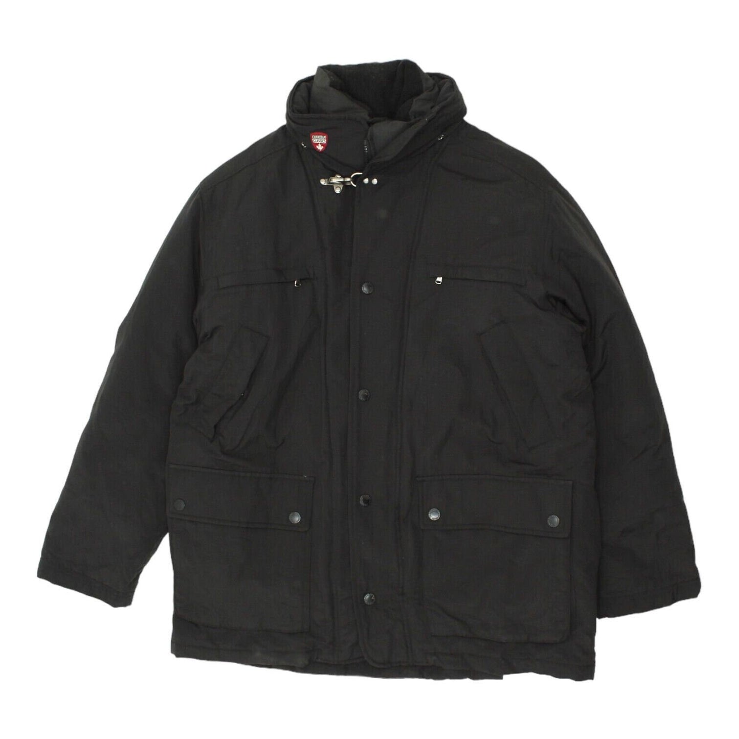 Canadian Classics Mens Black Puffer Lined Coat Vintage High End Designer VTG Graphic Tee – Premium Graphic · High-Quality Print