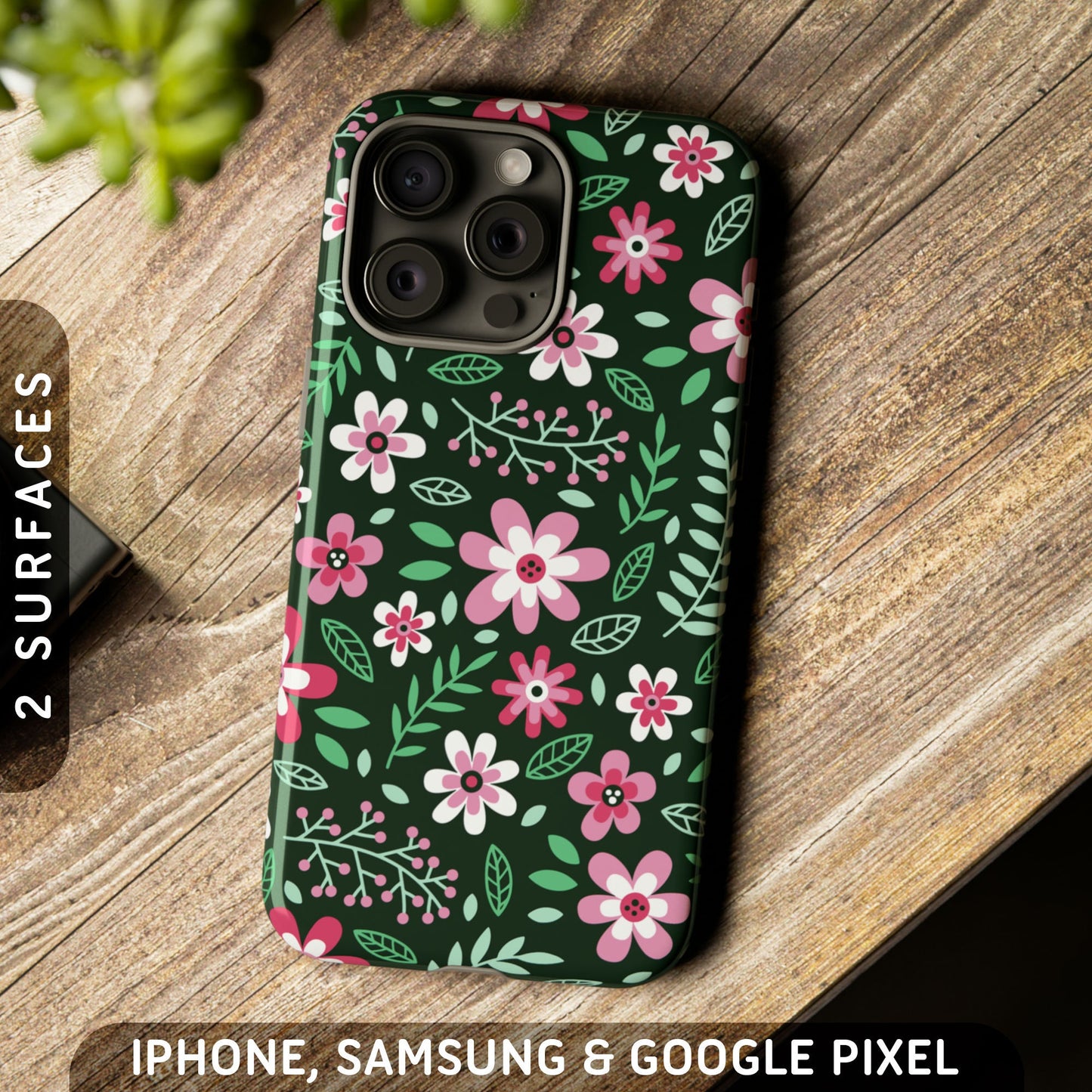Subtle Abrosexual Pride Flowers Tough Case iPhone 16 Pro Max Plus 15 14 13 12 11 Samsung S24 S23 S22 S21 Google Pixel 9 8 7 6 5 Phone Graphic Tee – Cozy Vibes · Must-Have Style