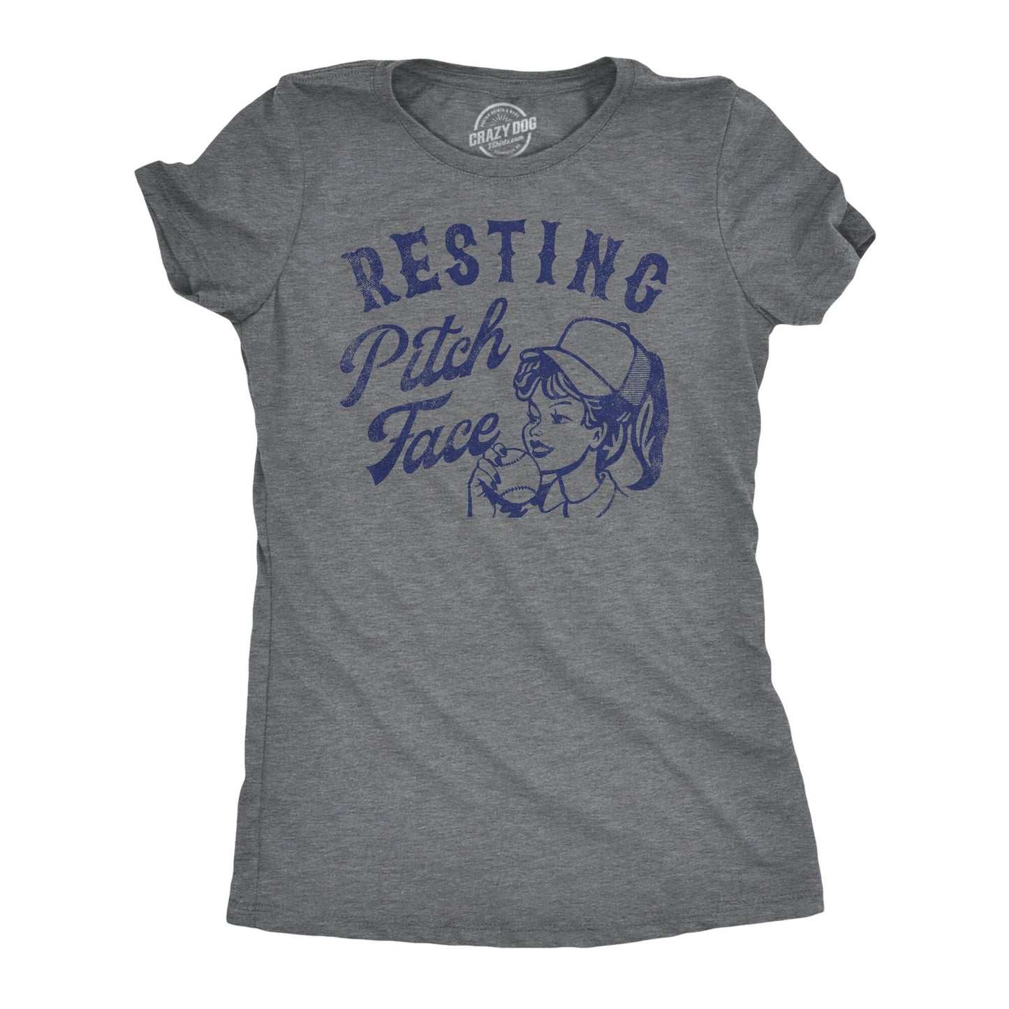 Baseball Shirts Softball Shirts Womans Shirt Baseball Shirts Cute Softball Tees Resting Pitch Face Resting Bitch Face Baseball Season Graphic Tee – Bold Style · High-Quality Print