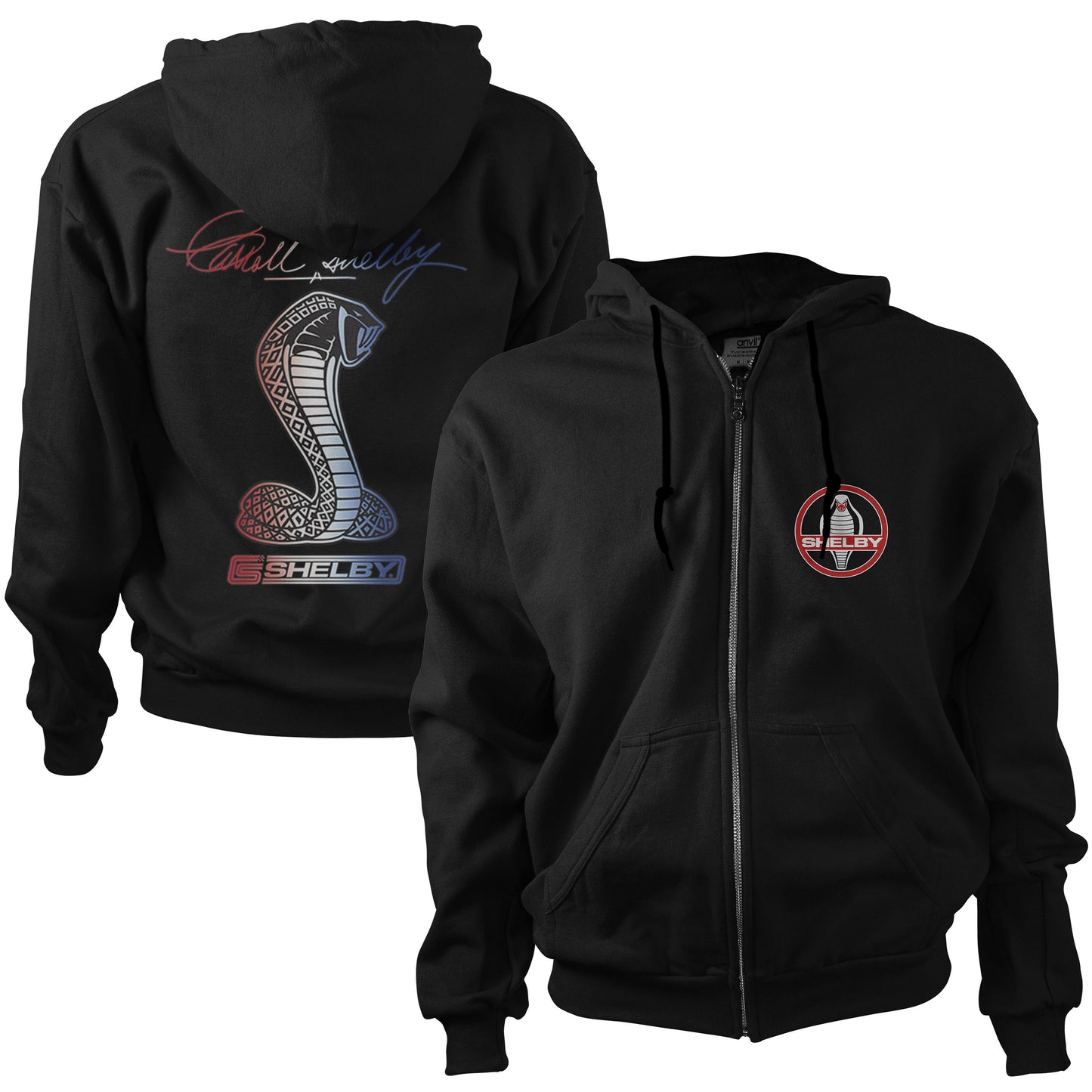 Carroll Shelby All American RWB Men39s Zip Hoodie Hoodie – Everyday Comfort · Trending Graphic Apparel