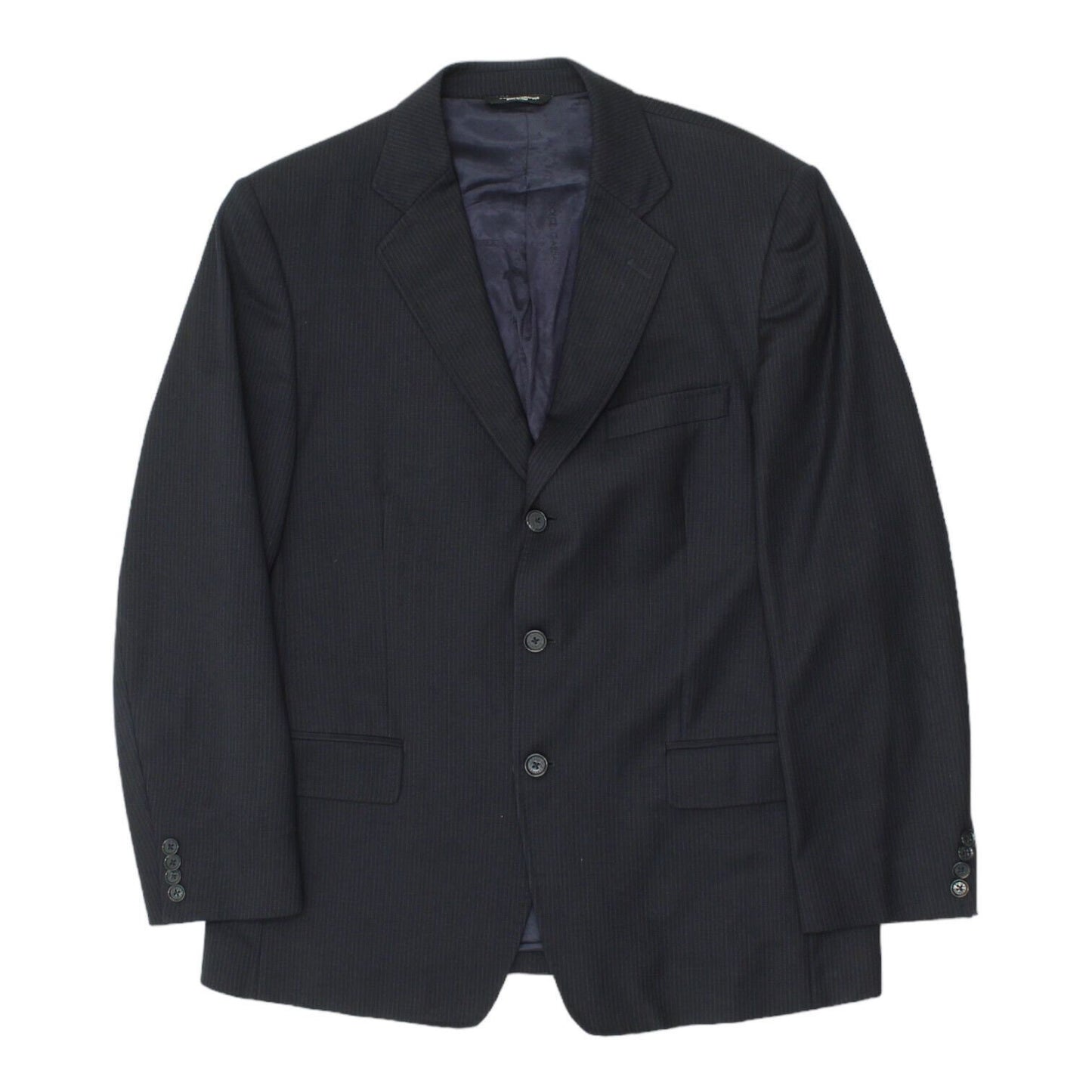 Dolce Gabbana Mens Navy 3 Button Pin Stripe Blazer Jacket Vintage Designer Graphic Tee – Warm & Stylish · Top Pick For Any Outfit