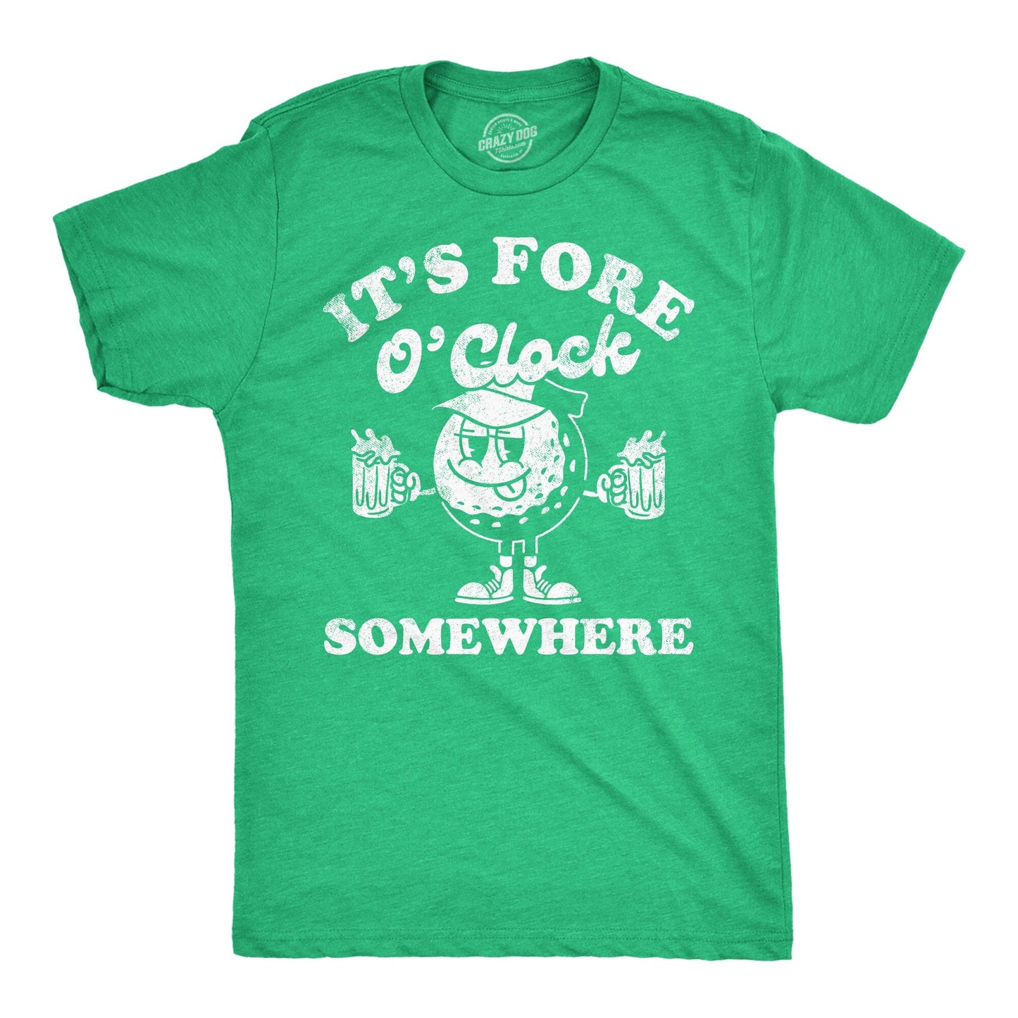 Funny Joke Golf Shirt Golfing T Shirt Men Dad Golfer Drinking Shirts Gifts For Golfers It39s Fore O39clock Somewhere Beer Drinking Fore Graphic Tee – Easygoing Wear · Top Pick For Any Outfit