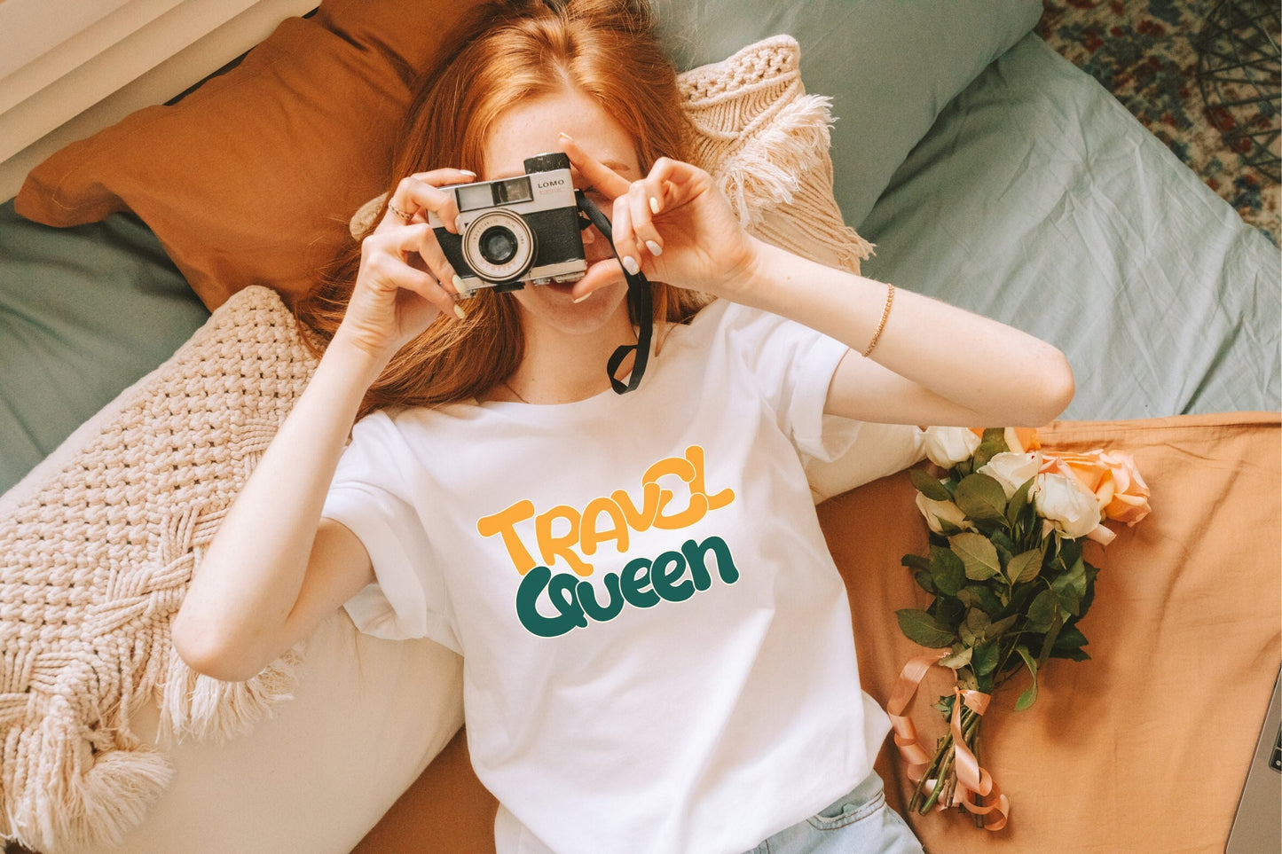 Travel Queen Shirt Travel Lover Gift For Her Women39s Travel Tshirt Travel Inspirational T Shirt Vacation Queen T Shirt Graphic Tee – Everyday Comfort · Trending Graphic Apparel