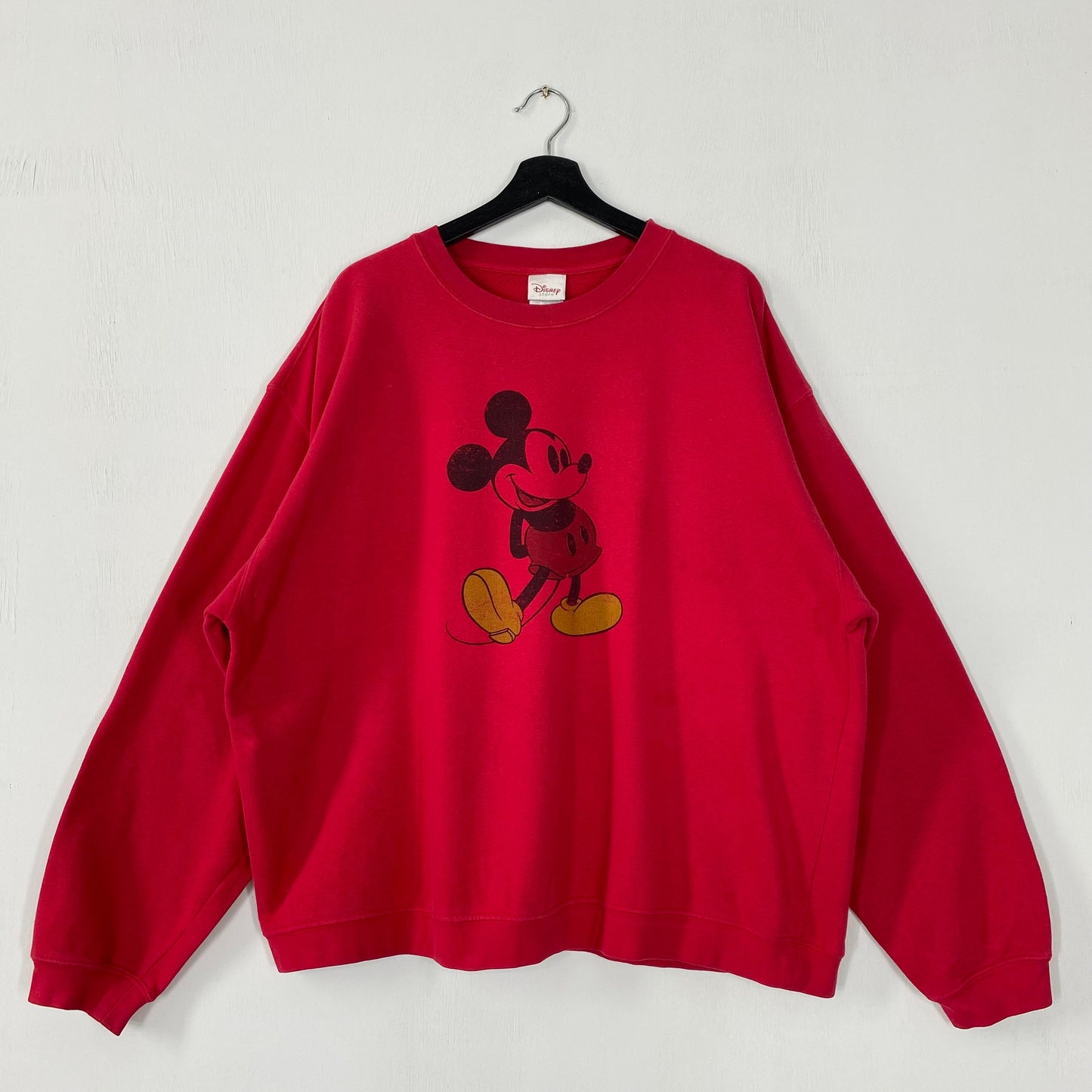 Vintage Mickey Mouse Sweatshirt Mickey Crewneck Goofy Pluto Sweater Pullover Donald Duck Minnie Mouse Print Logo Red XXLarge Sweatshirt – Soft Feel · Top Pick For Any Outfit