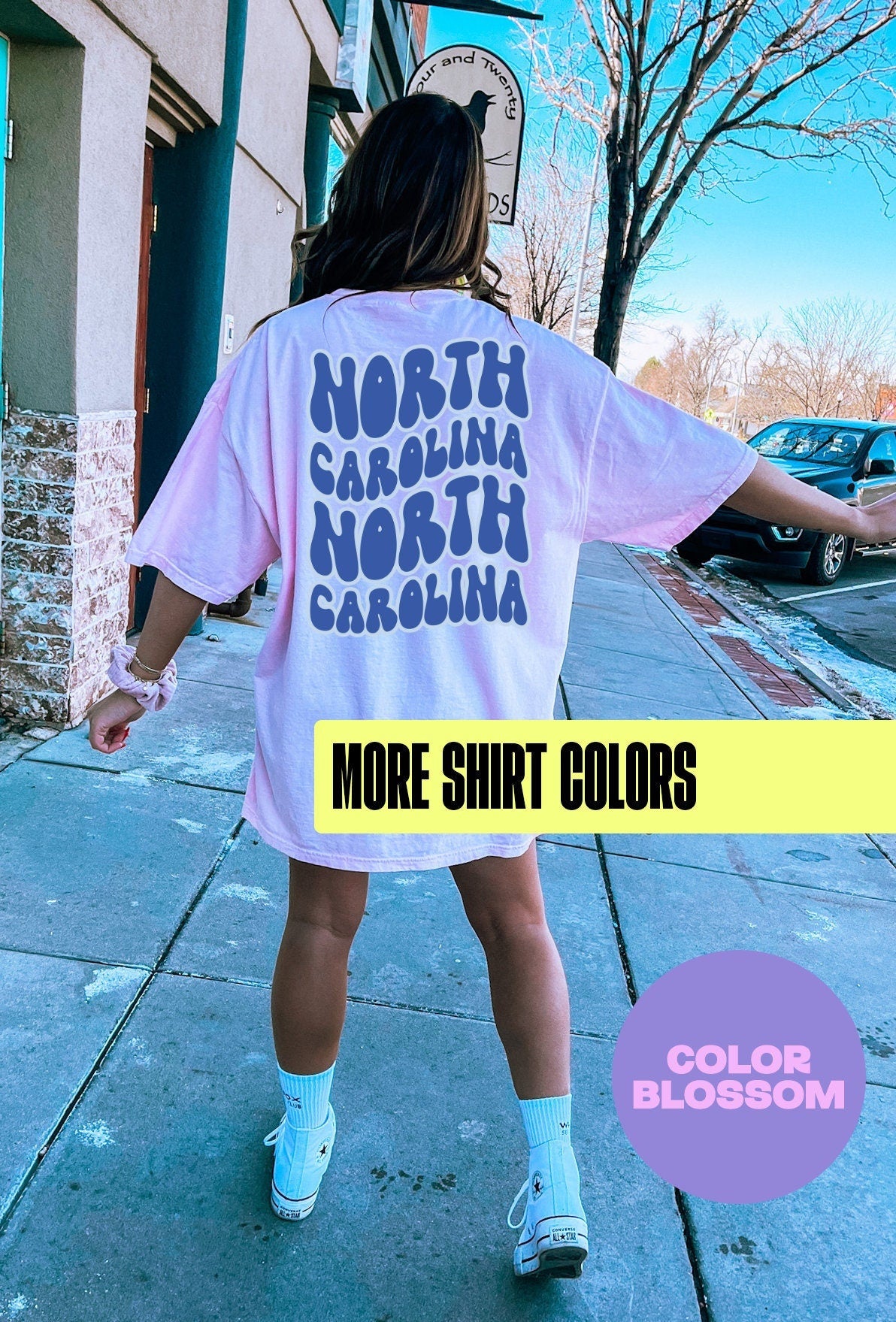 North Carolina Nc BACK Print Shirt Gifts COMFORT COLORS Tshirt Crew Neck Tee Crewneck Short Sleeve Men Women Graphic Tee – Easygoing Wear · Must-Have Style