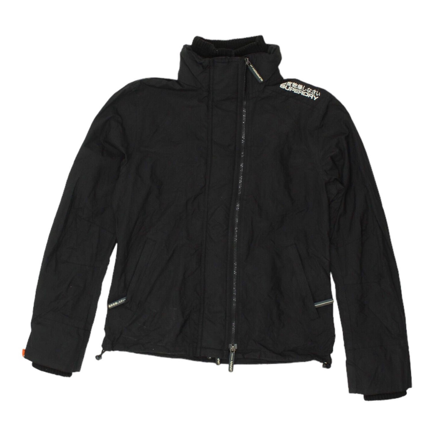Superdry Womens Black Nylon Windcheater Jacket Vintage Designer Windbreaker Graphic Tee – Everyday Comfort · Must-Have Style