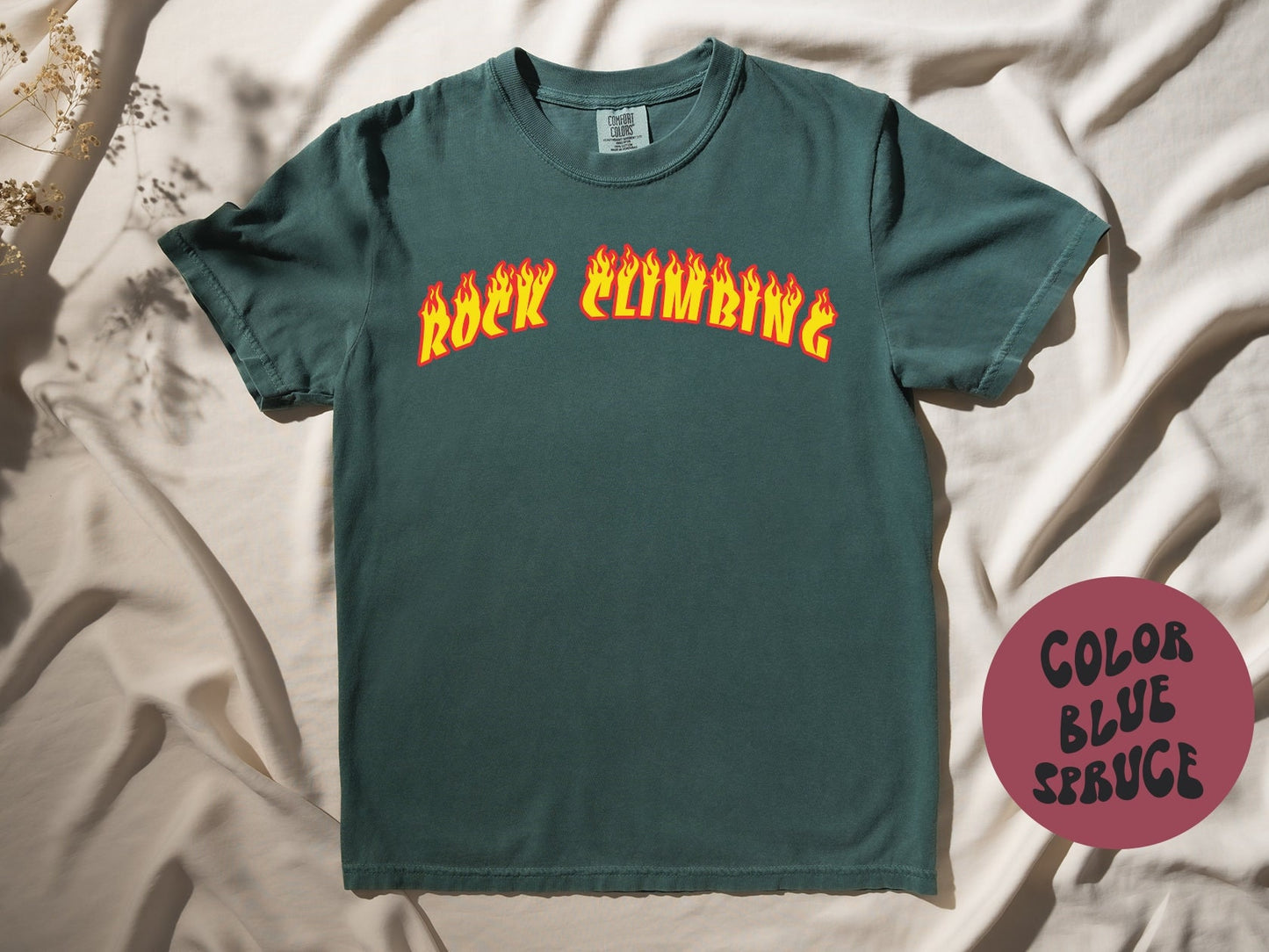 Rock Climbing Climber Shirt Gifts COMFORT COLORS Tshirt Crew Neck Tee Crewneck Short Sleeve Men Women Graphic Tee – Cozy Vibes · Perfect For Daily Wear