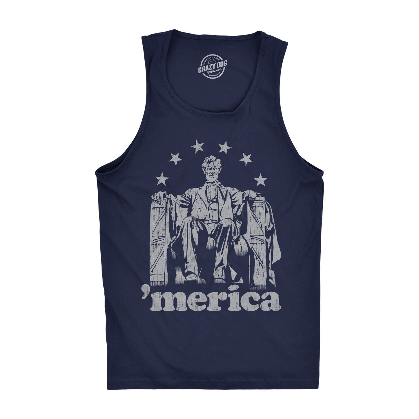 Abraham Lincoln Patriotic Mens Tank Independence Day Guys Tank 4th Of July Party Drinking Shirt Merica Tank American Tank Abe Lincoln Tank Top – Premium Graphic · Great Gift For Fans