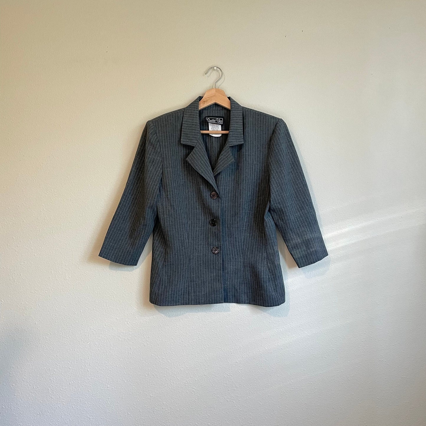 Vintage y2k 00s grey pinstripe blazer size m Graphic Tee – Bold Style · Must-Have Style