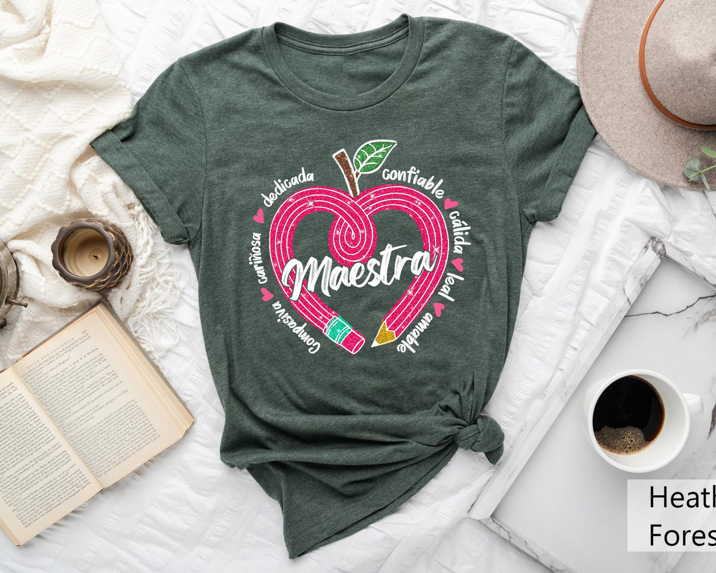 Maestra Shirts Spanish Teacher TShirt Spanish Teacher Rainbow Pencil Spanish Teacher Spanish Teacher Rainbow Pencil Maestra Shirts Graphic Tee – Fan Favorite · Top Pick For Any Outfit