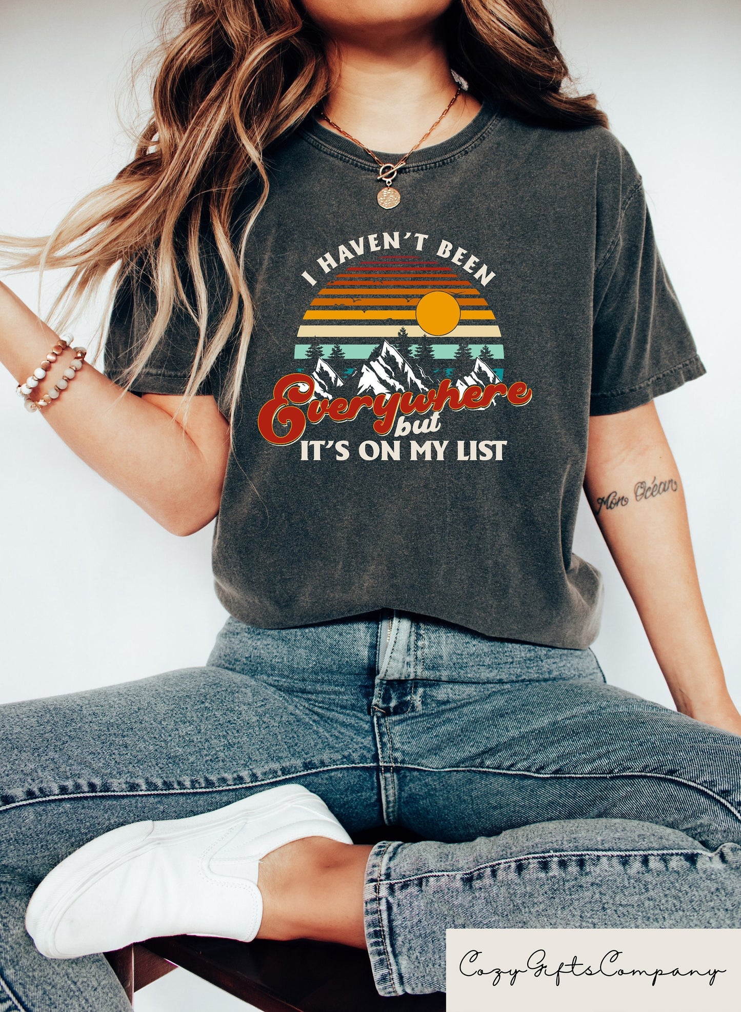 I Haven39t Been Everywhere But It39s On My List World Traveler Shirts Vacation Shirt Adventure Shirt Gift For Traveler Funny Travel Shirt Graphic Tee – Bold Style · High-Quality Print