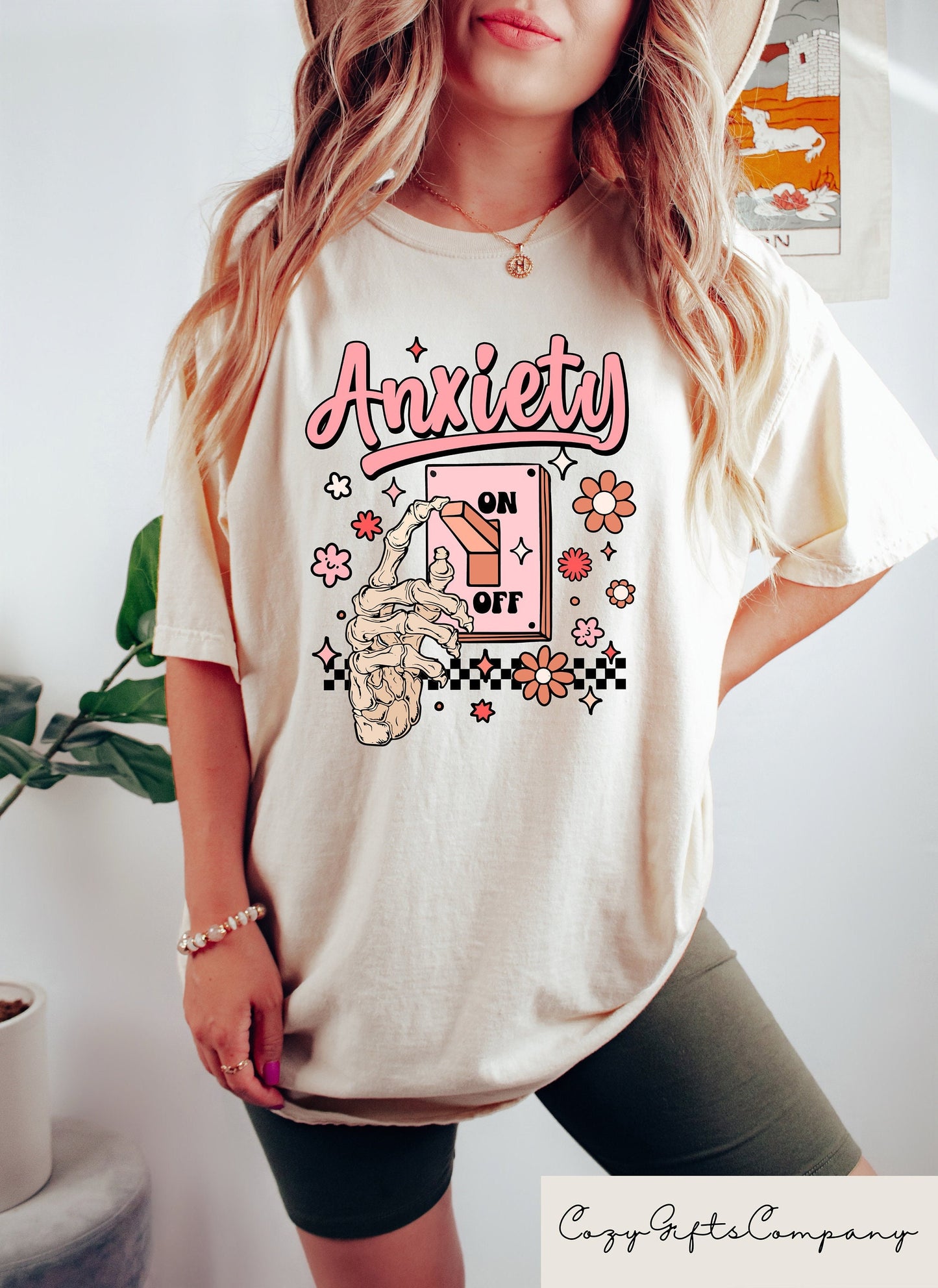 Anxiety On Shirt Funny Shirts Mental Health Awareness Tee Cute Psychology Student Gift Anxiety Shirt Gift For Anxious Gift For Friend Graphic Tee – Premium Graphic · Must-Have Style