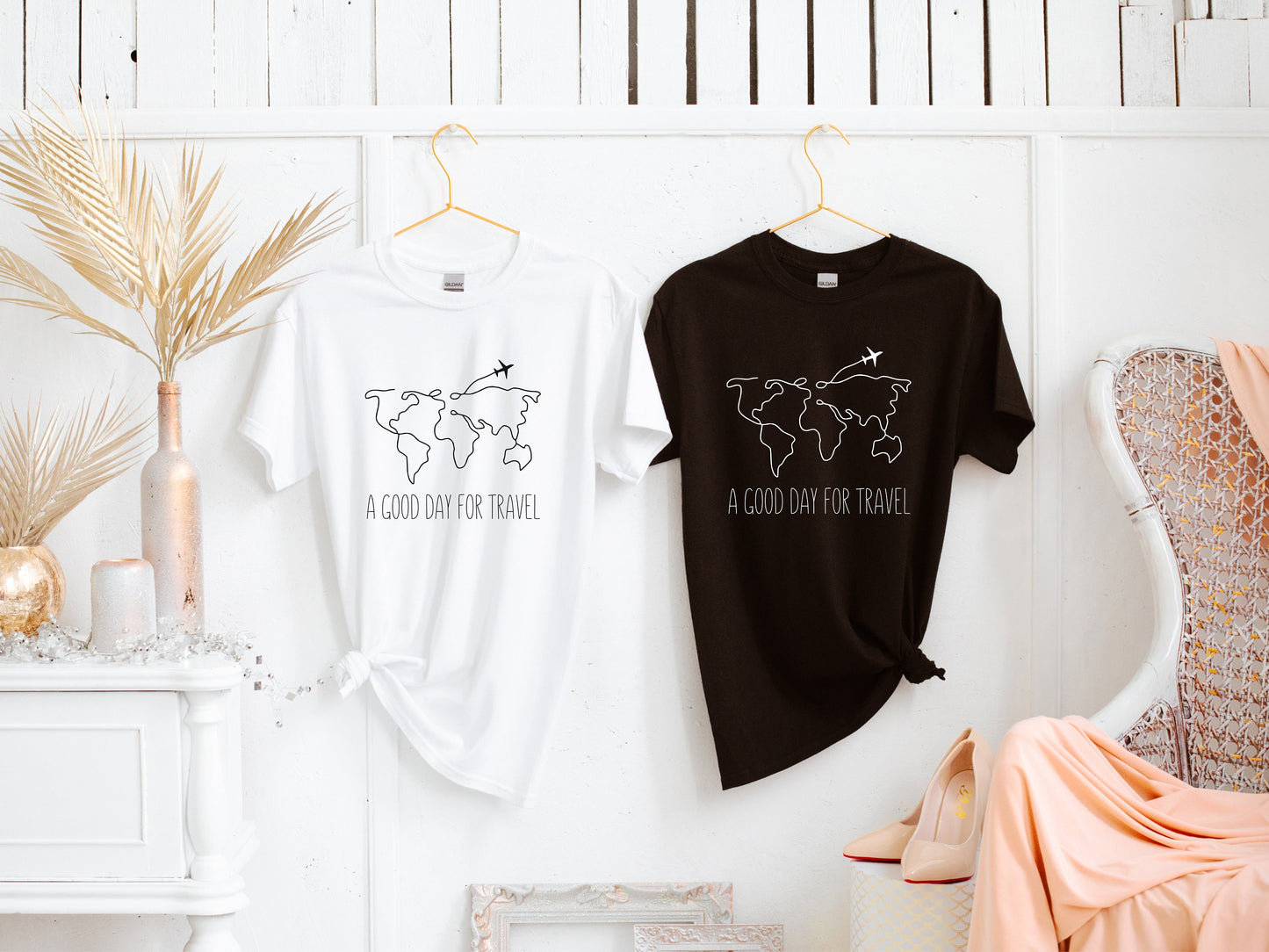 Travel Tshirt A Good Day For Travel Tshirt Travel Lover Gift Adventure Awaits Shirt World Traveler Shirt Holiday Shirt Graphic Tee – Premium Graphic · High-Quality Print