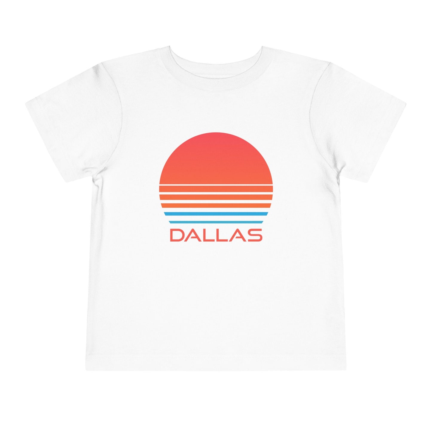 Dallas Texas Toddler TShirt Retro 80s Toddler Dallas Shirt Personalization Available Graphic Tee – Easygoing Wear · Great Gift For Fans