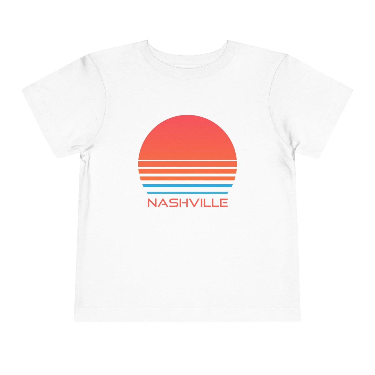 Nashville Tennessee Toddler TShirt Retro 80s Toddler Nashville Shirt Personalization Available Graphic Tee – Everyday Comfort · Perfect For Daily Wear
