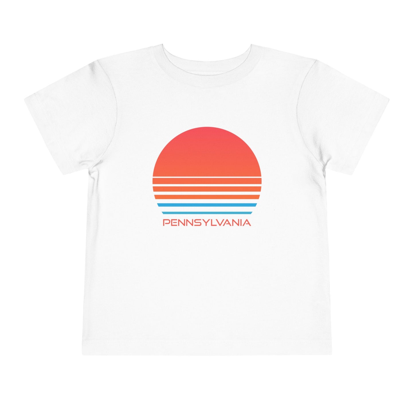 Pennsylvania Toddler TShirt Retro 80s Unisex Toddler Pennsylvania Shirt Personalization Available Graphic Tee – Warm & Stylish · Must-Have Style
