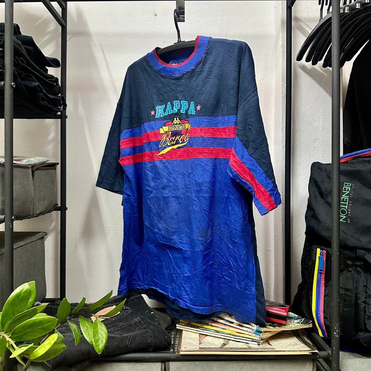 Vintage Kappa Barcelona Football Club T shirt Graphic Tee – Aesthetic Look · Top Pick For Any Outfit