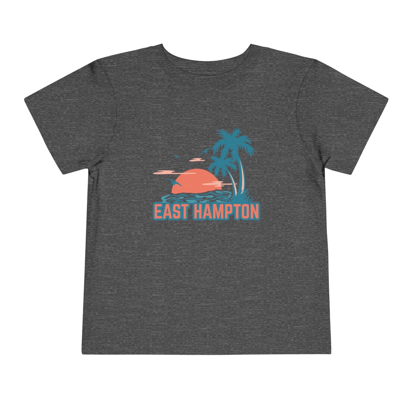 East Hampton New York Toddler TShirt Retro Palm Tree Toddler East Hampton Shirt Personalization Available Graphic Tee – Feel-Good Design · Perfect For Daily Wear