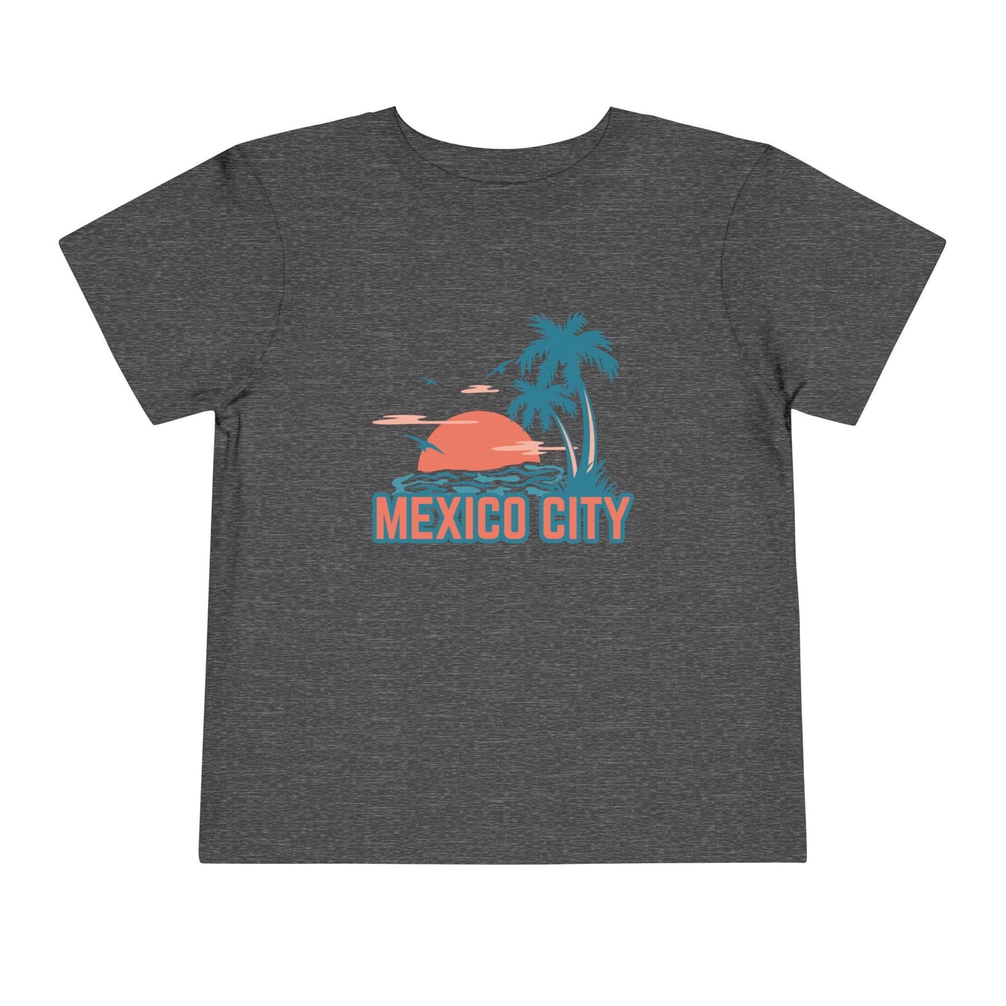 Mexico City Mexico Toddler TShirt Retro Palm Tree Toddler Mexico City Shirt Personalization Available Graphic Tee – Feel-Good Design · High-Quality Print