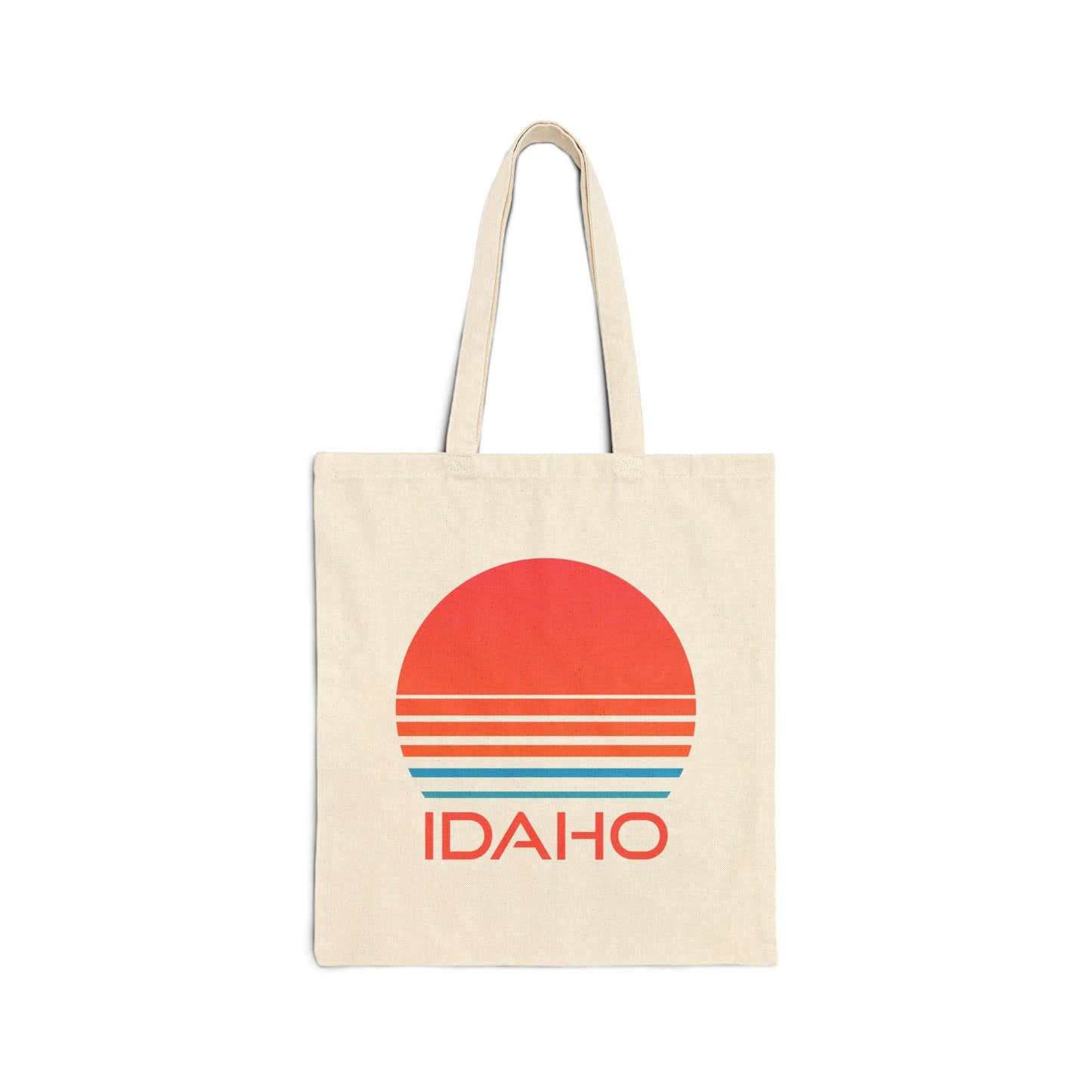 Idaho Cotton Canvas Idaho Tote Bag Retro 80s Personalization Available Tote Bag – Cozy Vibes · Trending Graphic Apparel