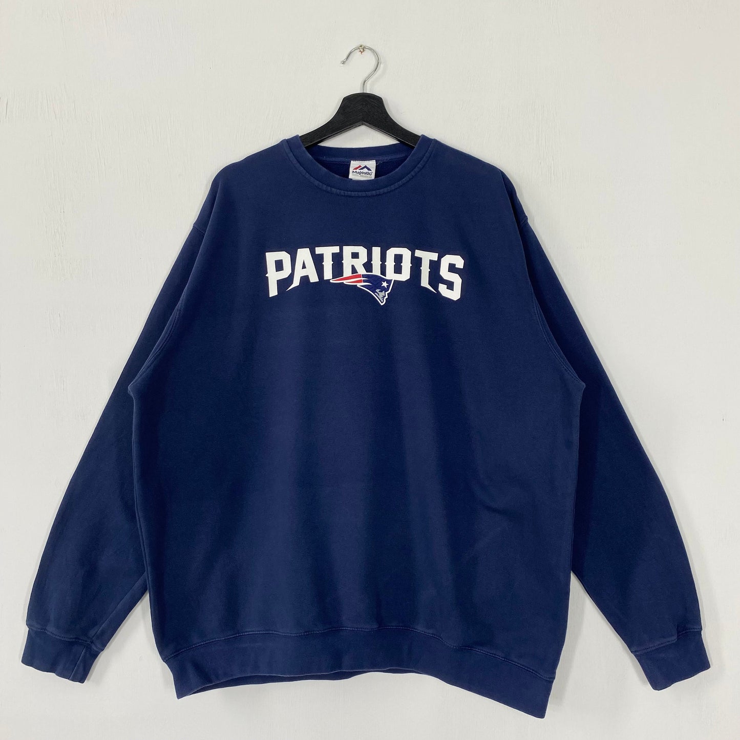 Vintage New England Patriots Sweatshirt New England Patriots Crewneck Patriots Sweater Sportswear NFL New England Patriots Print Logo XLarge Sweatshirt – Aesthetic Look · Great Gift For Fans