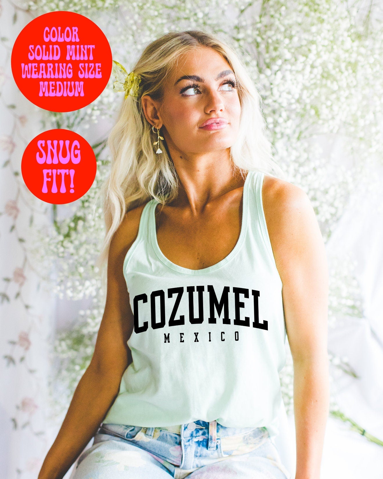 Cozumel Mexico Tank Top Gifts Racerback Shirt Sleeveless Women39s Tank Top – Bold Style · Top Pick For Any Outfit