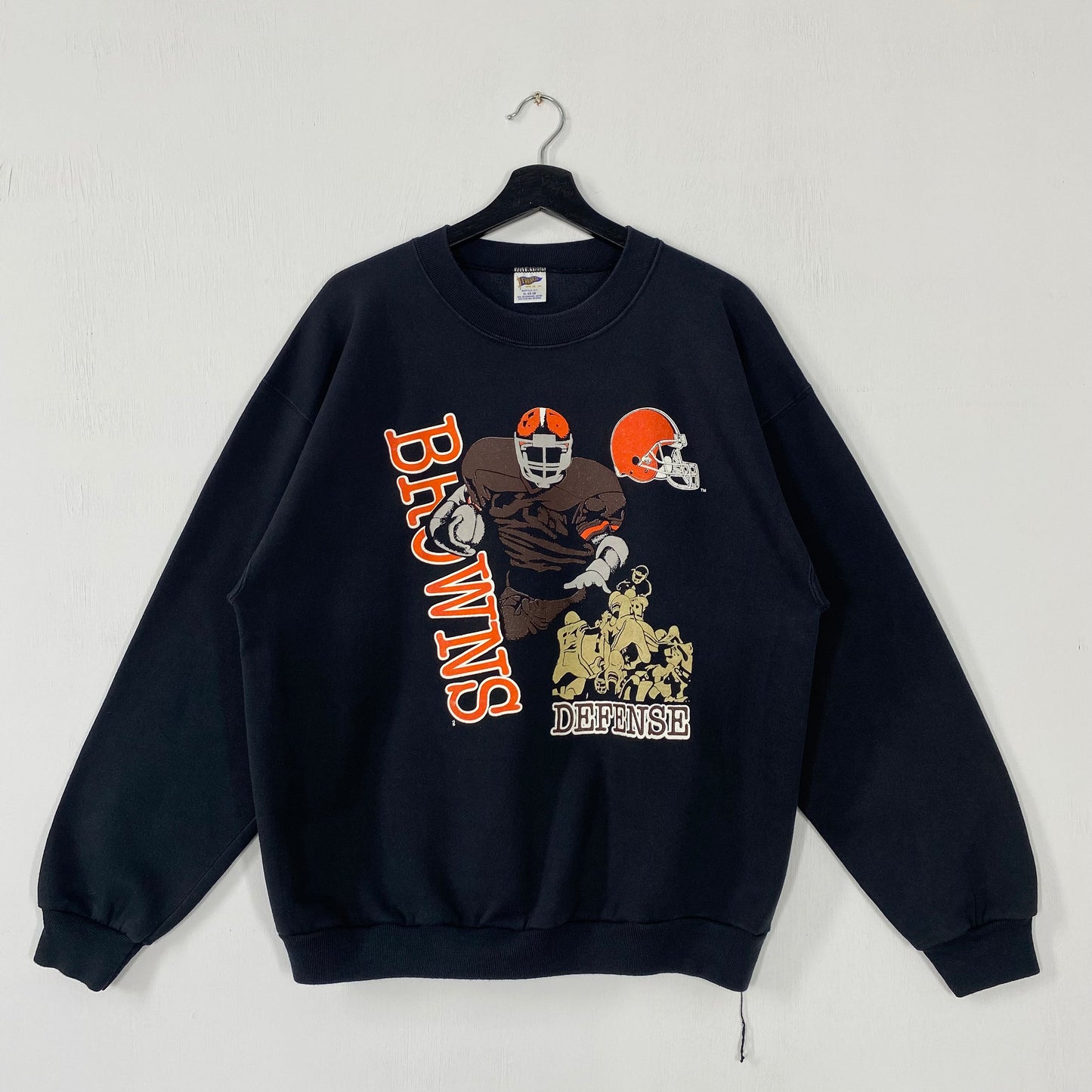 Vintage 90s Cleveland Browns Sweatshirt Cleveland Browns Crewneck Browns Sweater Pullover Sportswear NFL Cleveland Browns Print Logo Medium Sweatshirt – Cozy Vibes · High-Quality Print