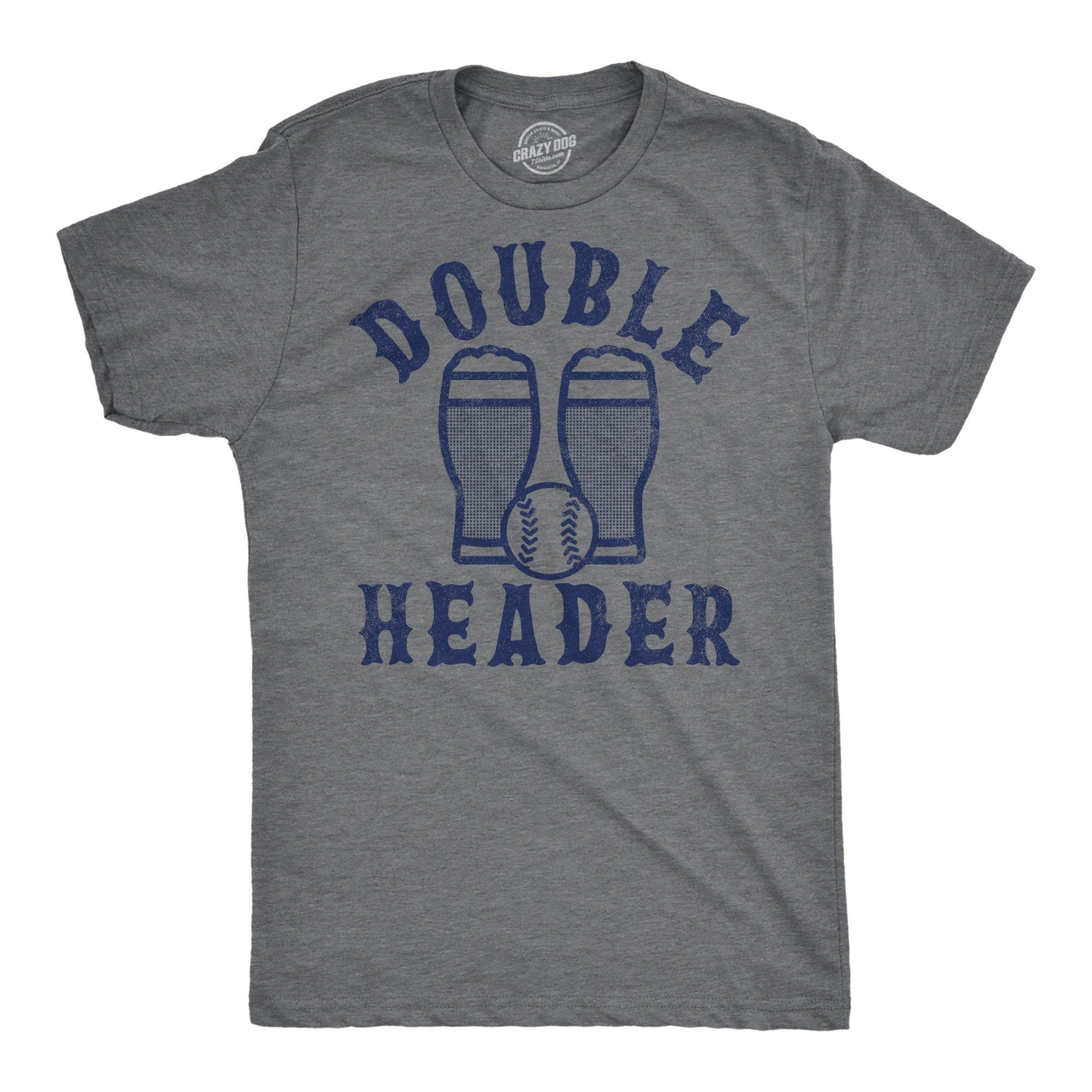 Double Header Beer Shirts Baseball Shirt Dad Funny Baseball Quote Shirt Guys Baseball Lover Gifts Ball Game Shirts Gameday Shirts Men Graphic Tee – Easygoing Wear · High-Quality Print