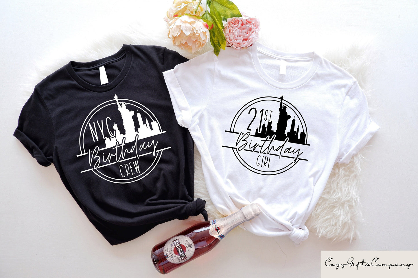 New York Birthday Shirt NYC Birthday Shirt Girls Birthday Shirt Birthday Matching Shirts Birthday Vacation Shirt Birthday Crew Tshirts Graphic Tee – Aesthetic Look · High-Quality Print