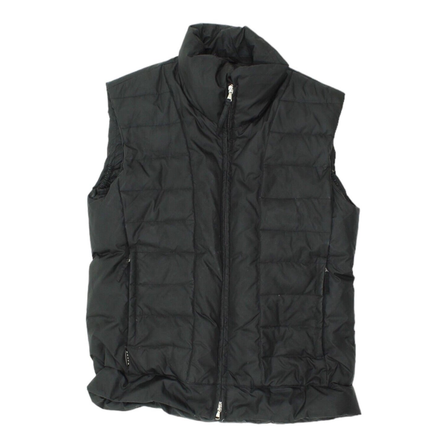 Belfe Womens Black Puffer Gilet Vintage Designer Padded Sleeveless Jacket VTG Graphic Tee – Aesthetic Look · Top Pick For Any Outfit