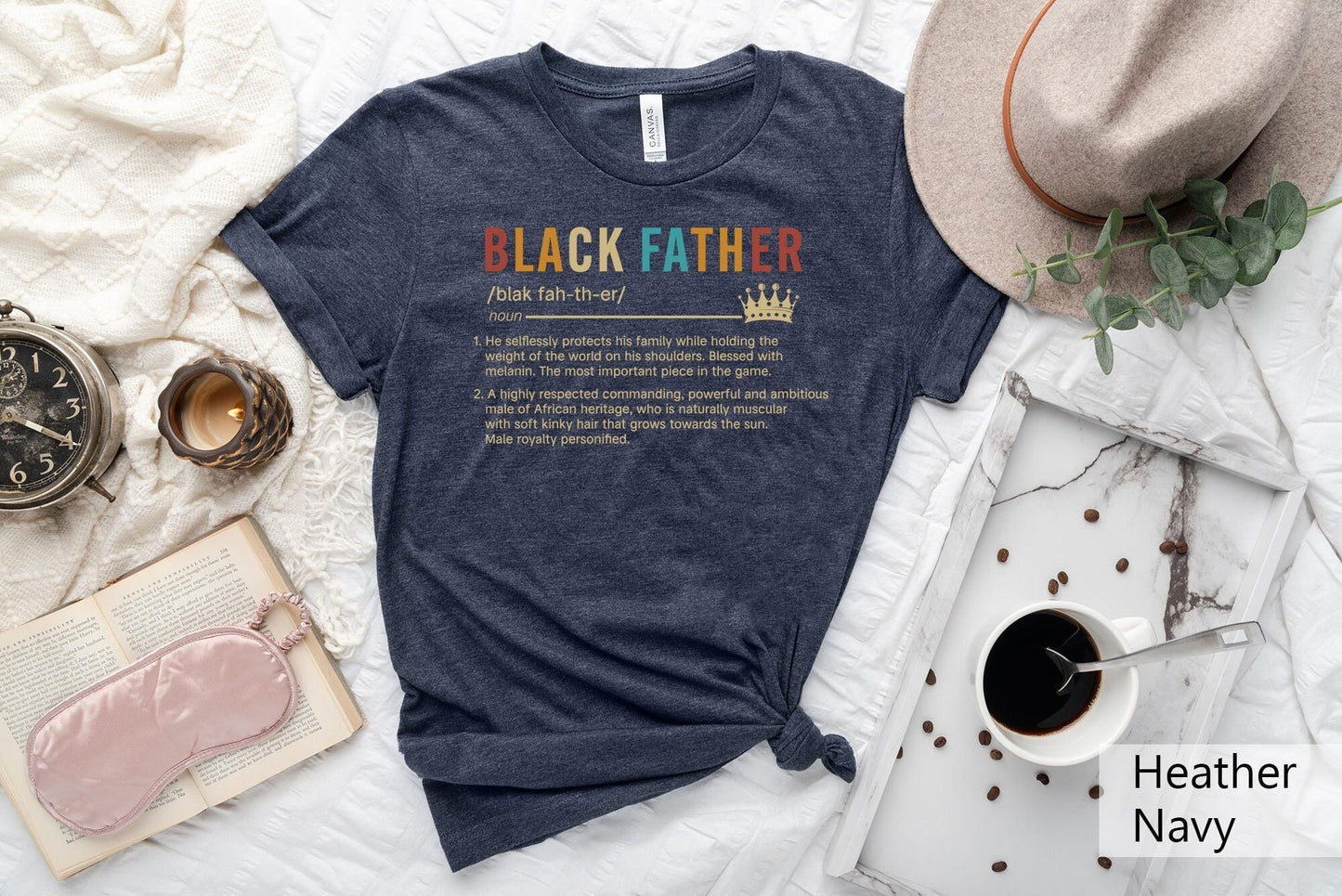 Black father father39s day t shirt Graphic Tee – Bold Style · High-Quality Print