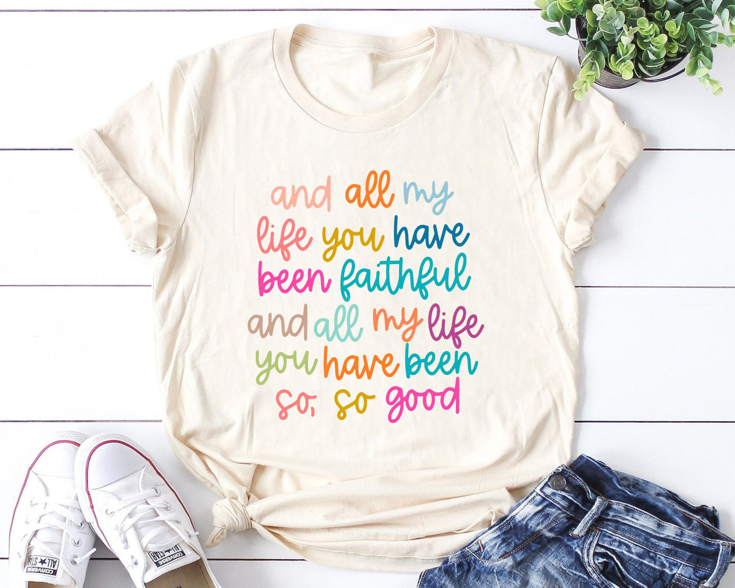 And all my life you have been faithful bright christian t shirt Graphic Tee – Everyday Comfort · Top Pick For Any Outfit
