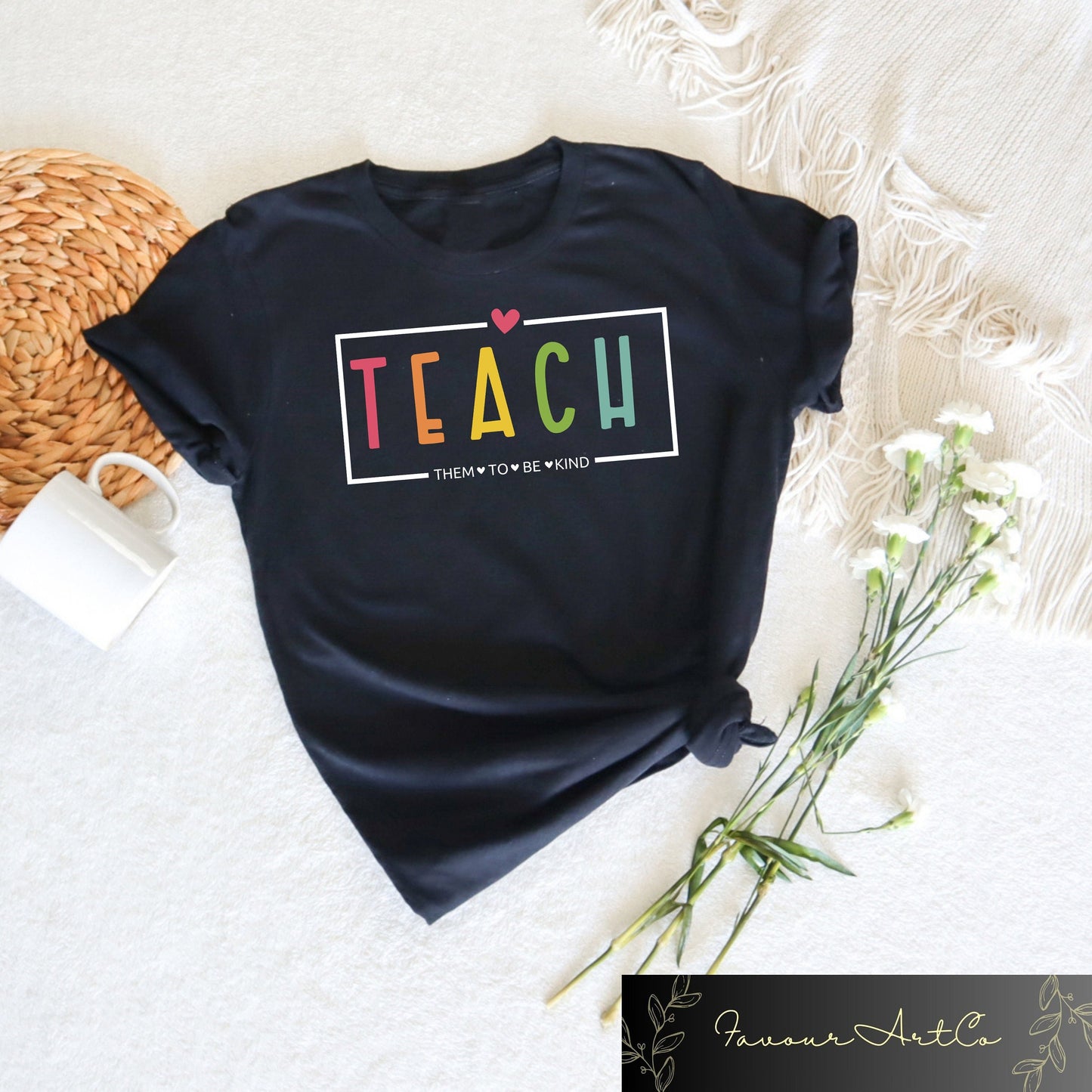 Teach Them To Be Kind Shirt Back to School Shirt Teacher Shirt Teacher Gift Back To School Gift First Day Of School T Shirt Graphic Tee – Bold Style · Trending Graphic Apparel