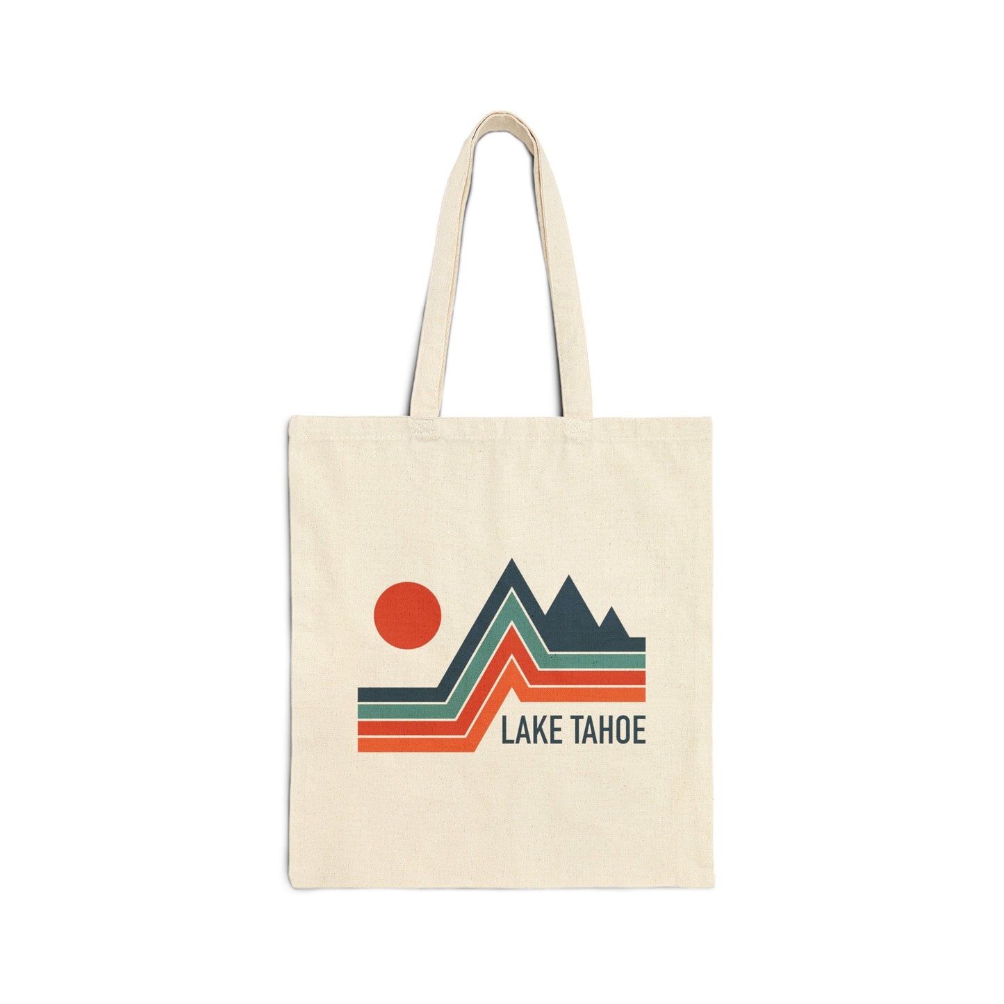 Lake Tahoe California Cotton Canvas Lake Tahoe Tote Bag Personalization Available Tote Bag – Aesthetic Look · Perfect For Daily Wear
