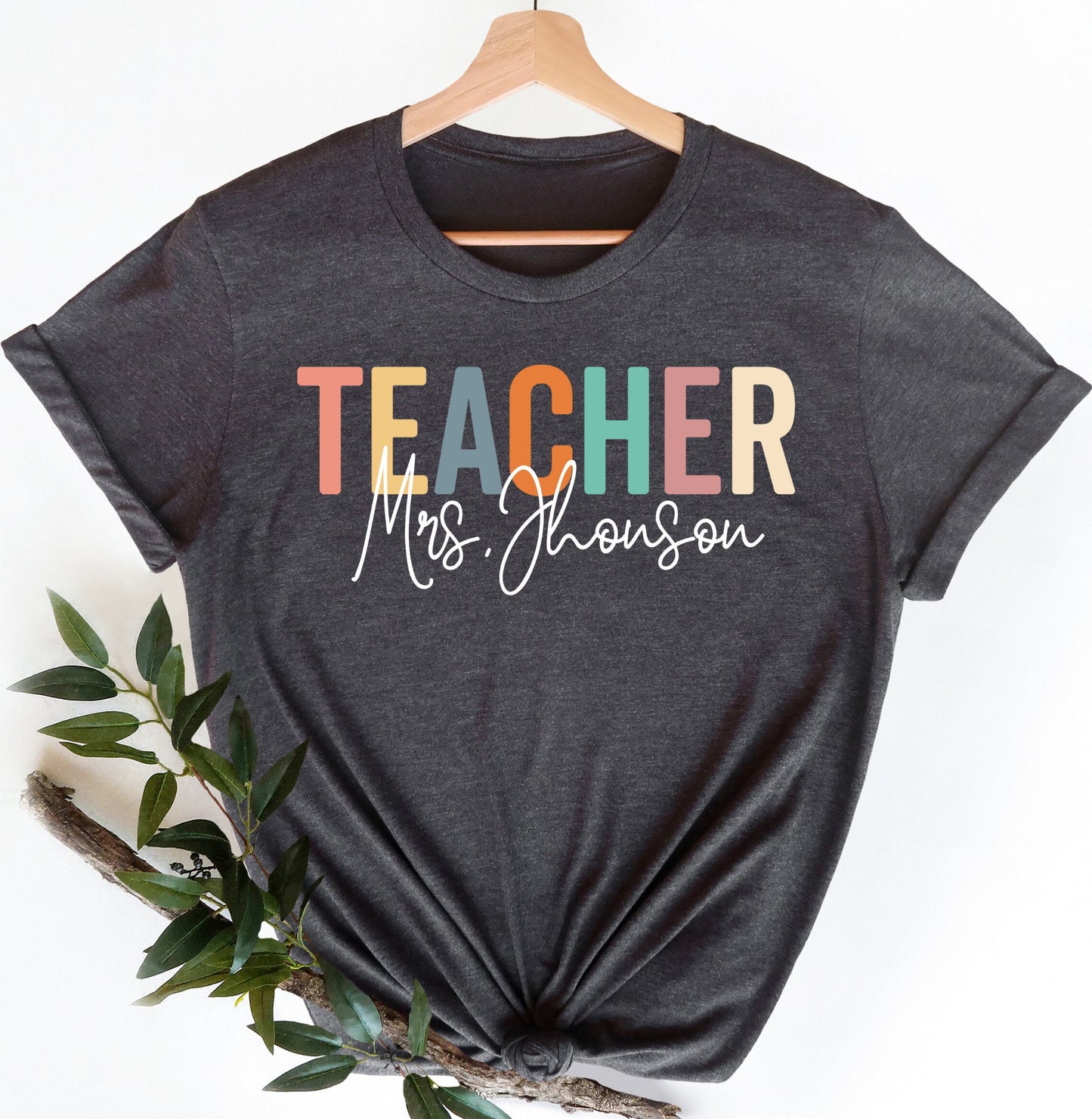 Custom Teacher Shirt Teacher Team Shirts Personalized School Tshirt Teacher Gift Customized Name Teacher Shirt Elementary Teacher Shirt Graphic Tee – Cozy Vibes · Trending Graphic Apparel