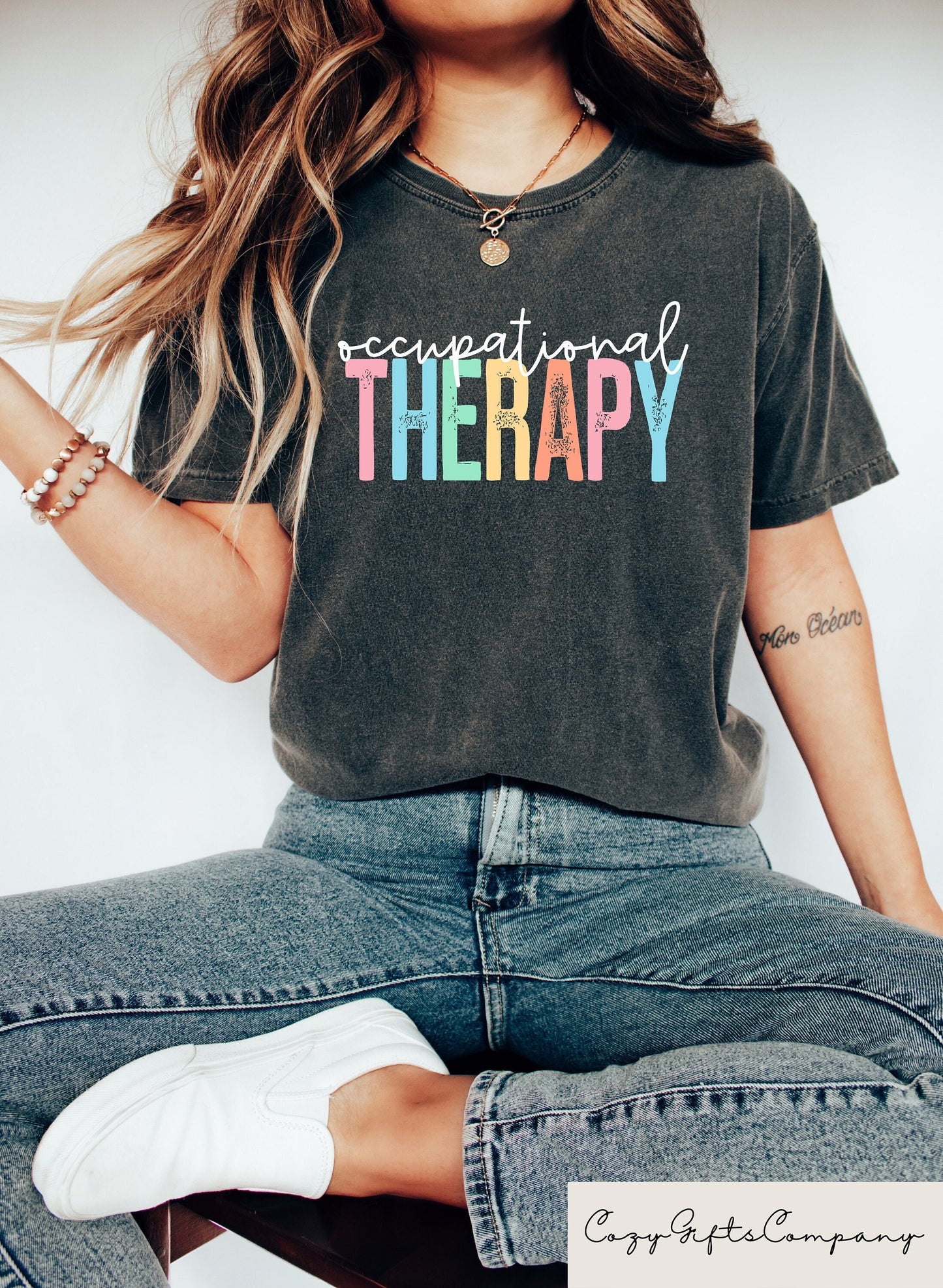 Retro Occupational Therapy Shirt Occupational Therapy Sweatshirt OT Tshirt Ot Assistant Tee Comfort Pediatric OT Tee Gift for Therapist Sweatshirt – Warm & Stylish · High-Quality Print