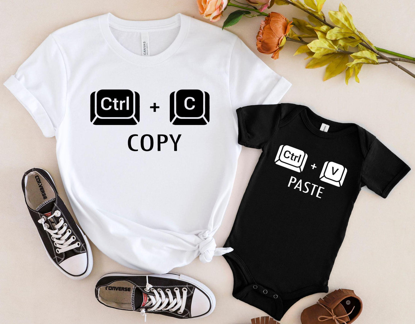 Copy Paste Shirt Matching Family Shirts Ctrl C Shirt Ctrl V ShirtFathers Day Shirt GiftFather Son ShirtDaddy and Me ShirtParent Child Graphic Tee – Easygoing Wear · Great Gift For Fans