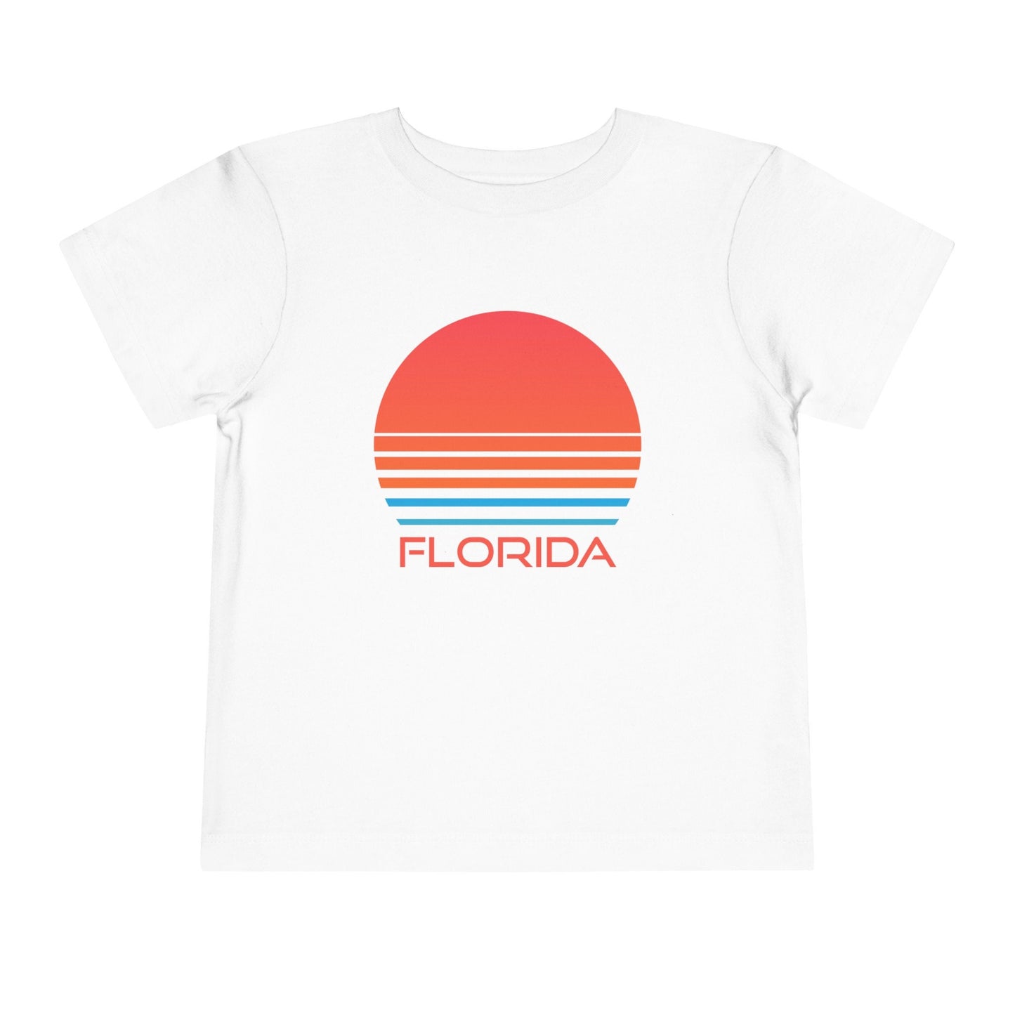 Florida Toddler TShirt Retro 80s Unisex Toddler Florida Shirt Personalization Available Graphic Tee – Bold Style · Great Gift For Fans
