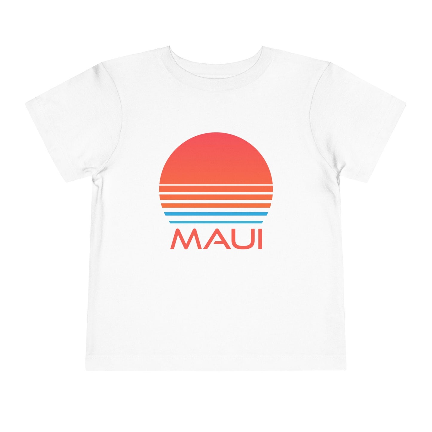 Maui Hawaii Toddler TShirt Retro 80s Toddler Maui Shirt Personalization Available Graphic Tee – Premium Graphic · Must-Have Style