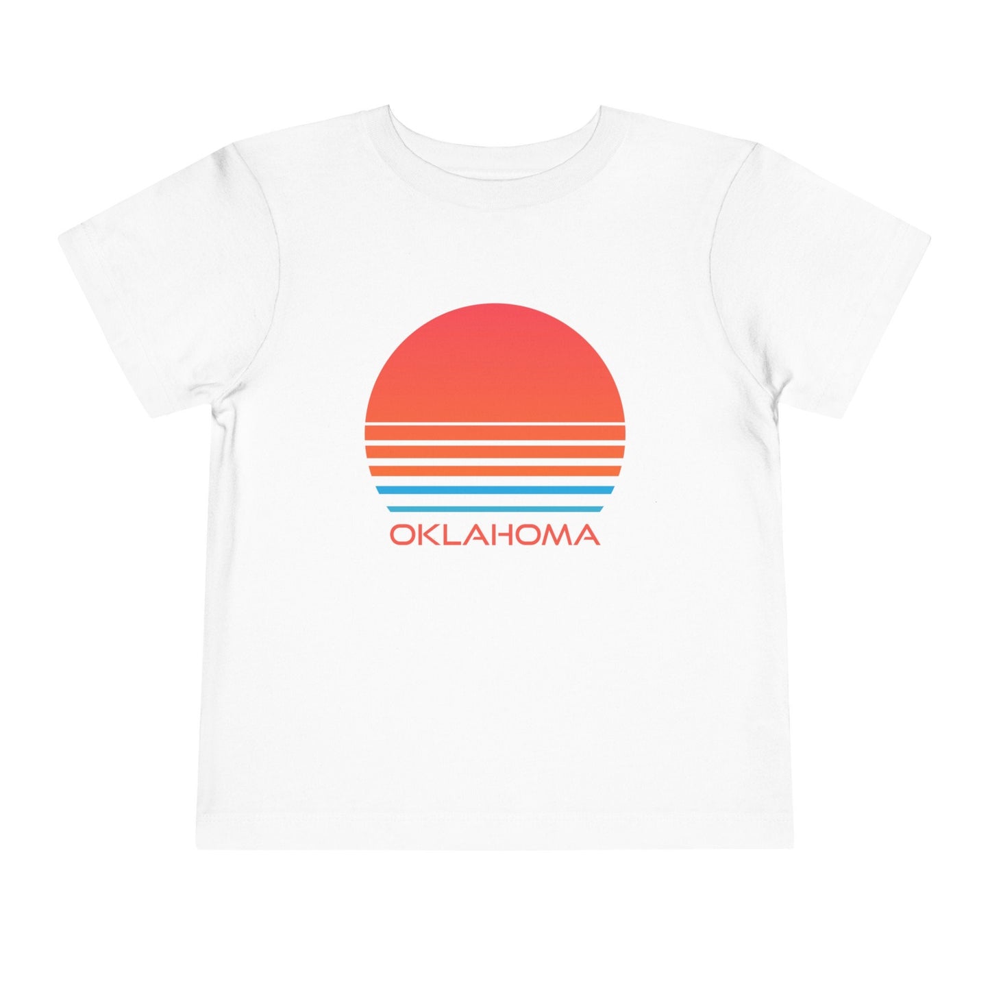 Oklahoma Toddler TShirt Retro 80s Unisex Toddler Oklahoma Shirt Personalization Available Graphic Tee – Soft Feel · Perfect For Daily Wear