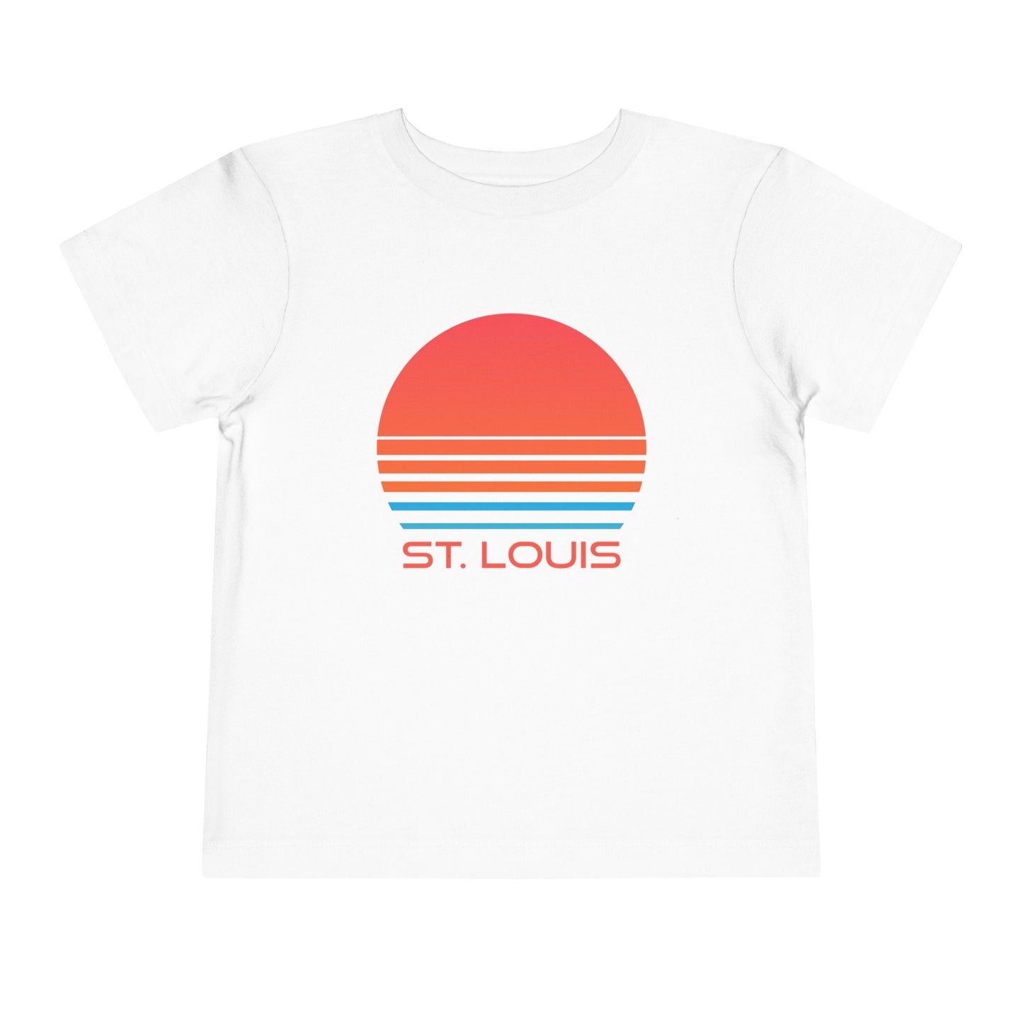 St Louis Missouri Toddler TShirt Retro 80s Toddler St Louis Shirt Personalization Available Graphic Tee – Feel-Good Design · High-Quality Print