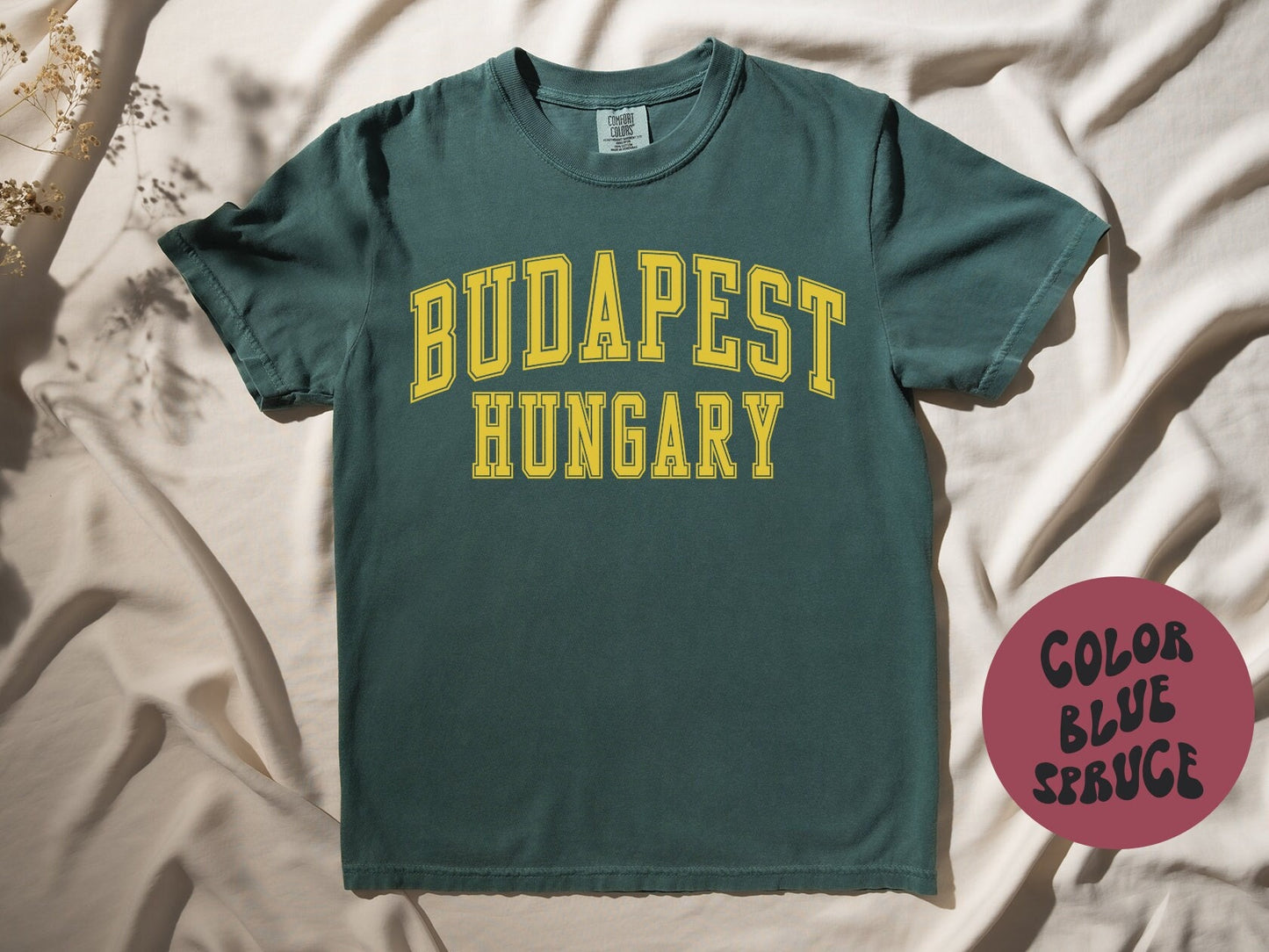 Budapest Hungary Shirt Gifts COMFORT COLORS Tshirt Crew Neck Tee Crewneck Short Sleeve Men Women Graphic Tee – Bold Style · Great Gift For Fans